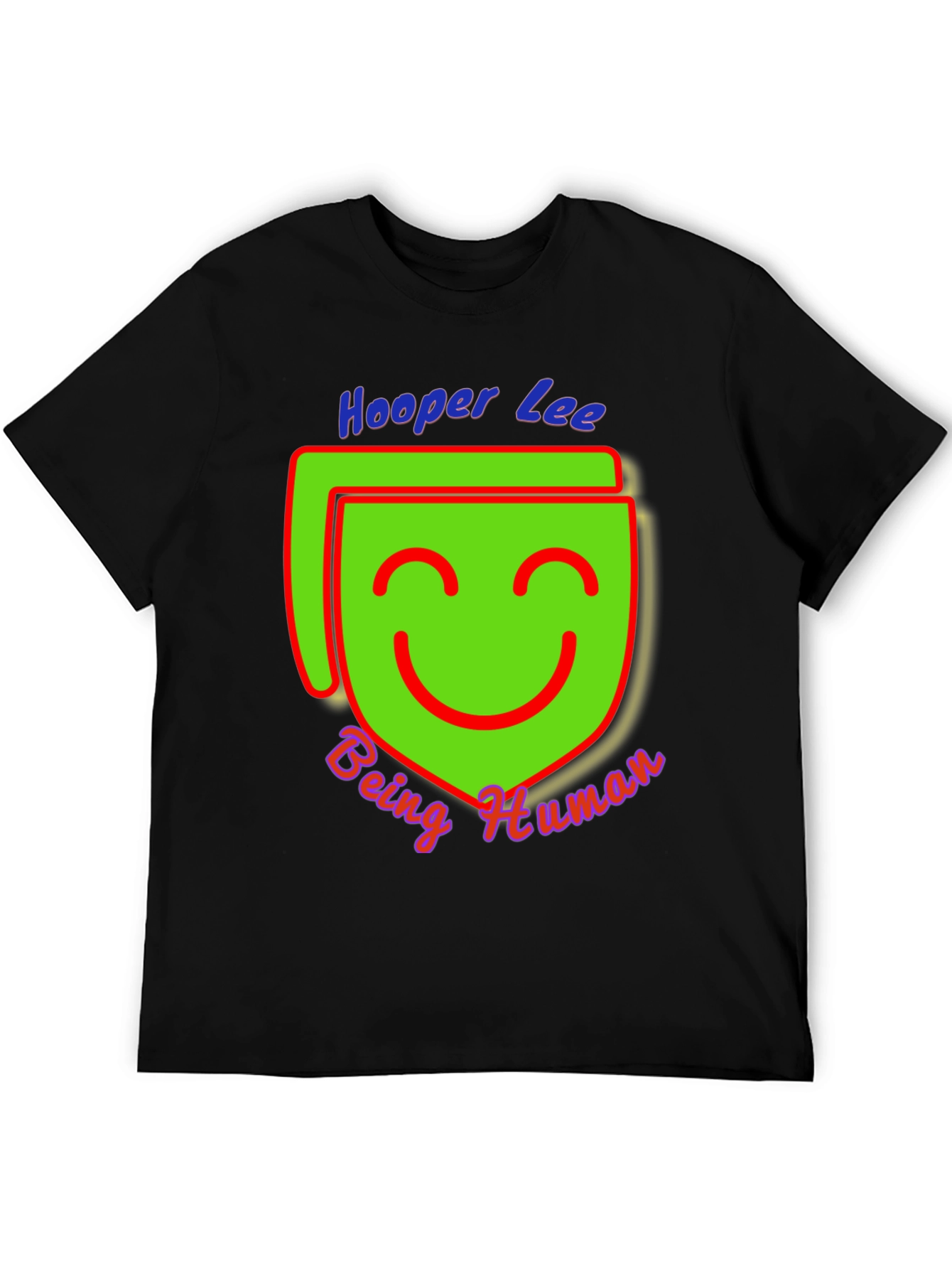 Black Hooper Lee Being Human Graphic Tee view 5