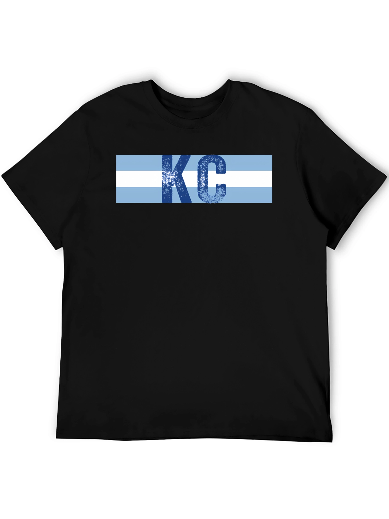 Black KC Stripes Graphic T-Shirt view 5