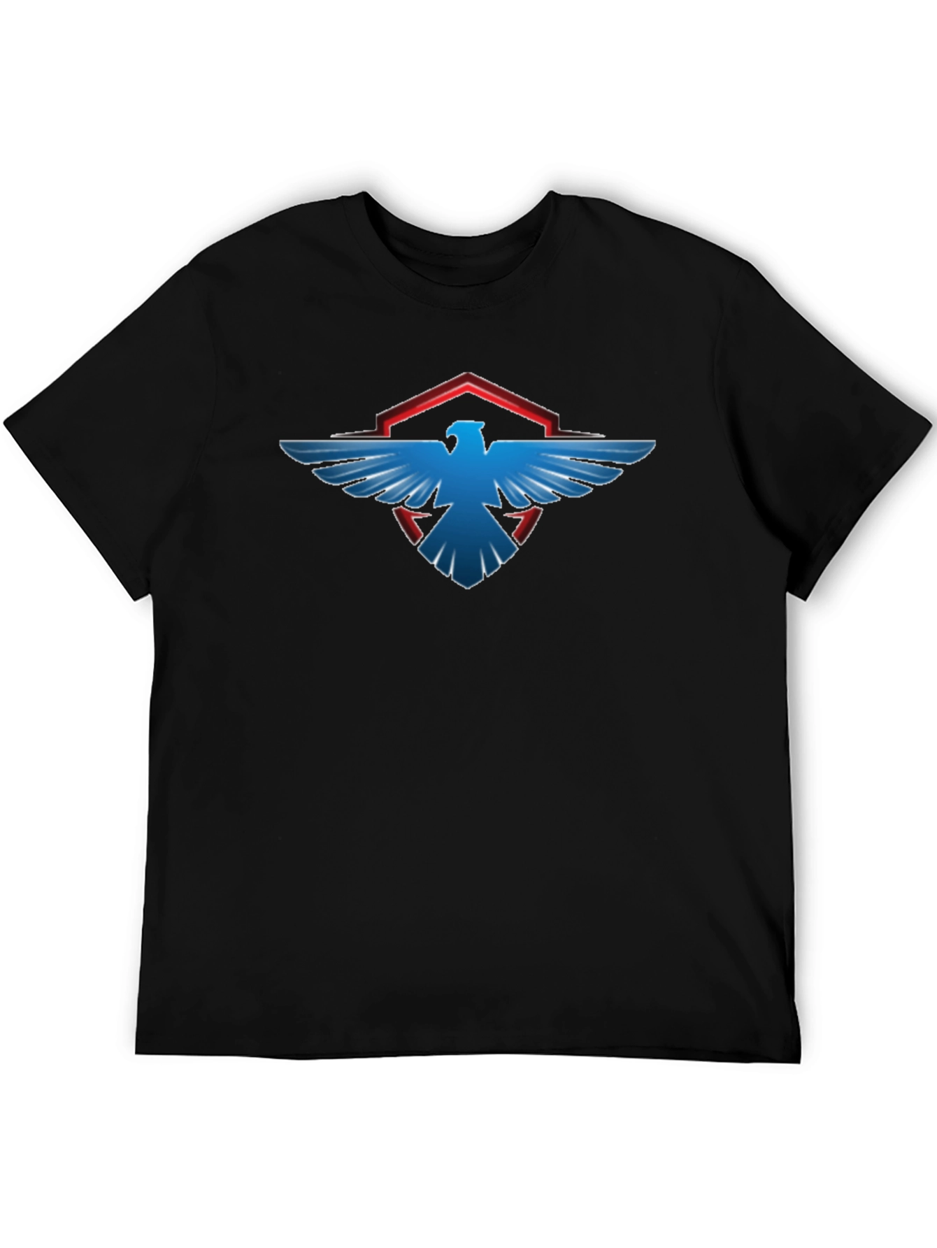 Black Bold Eagle Graphic Tee - Men's Black T-Shirt view 5