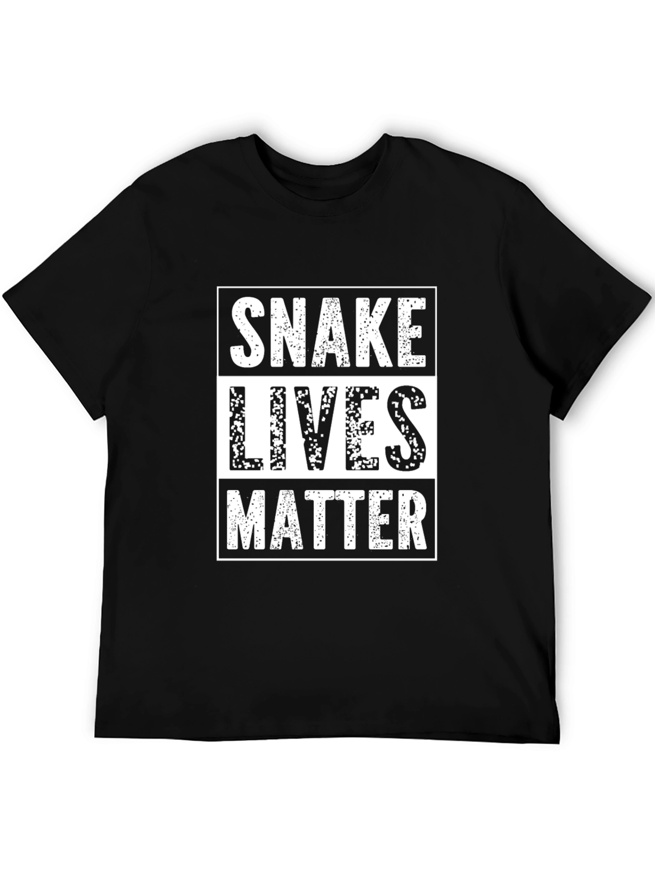 Black Snake Lives Matter Graphic Tee - Black view 5