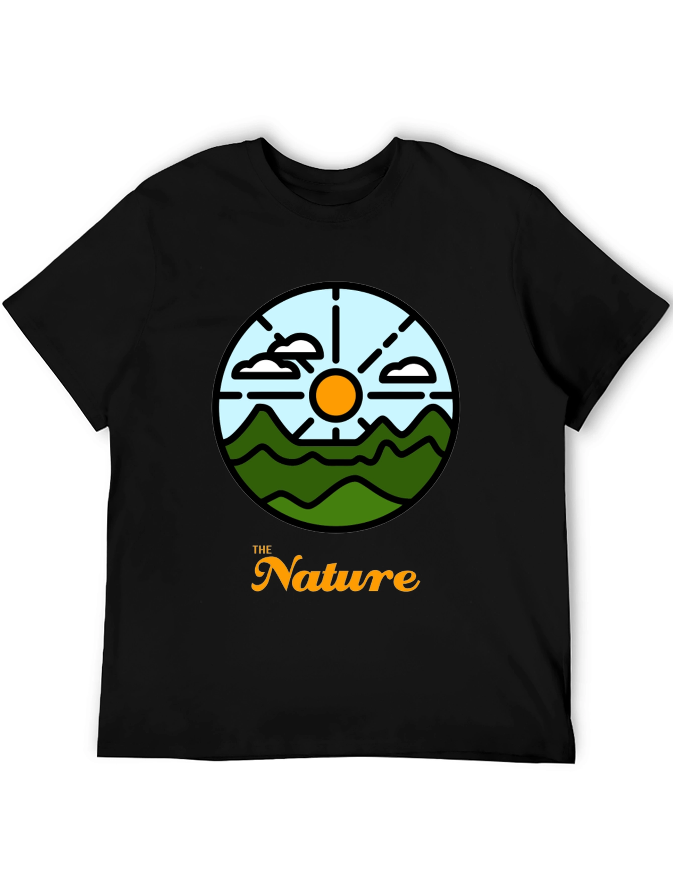 Black Nature Graphic Tee - Stylish Comfort view 5