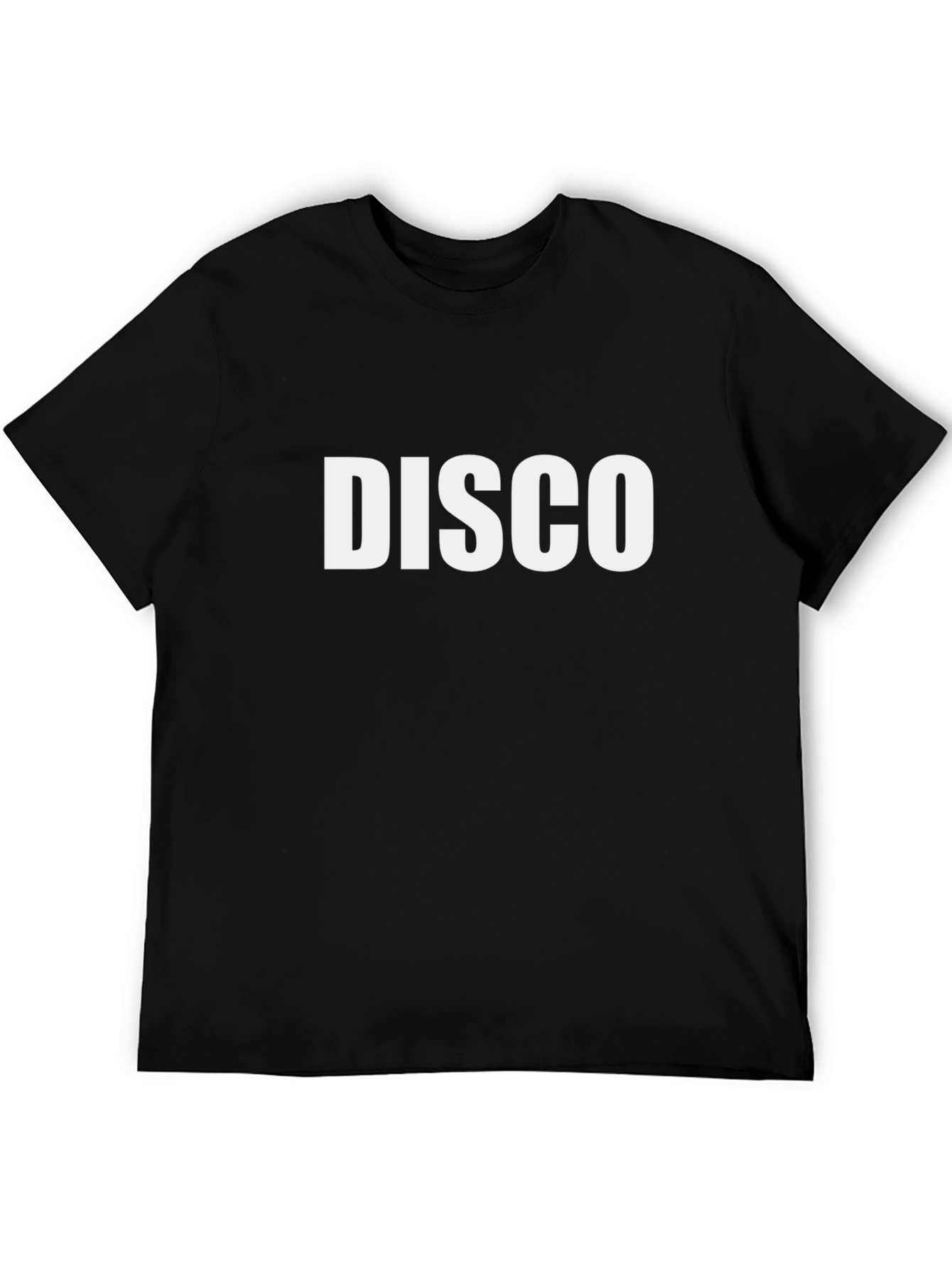 Black Men's Disco Graphic Tee - Black view 5