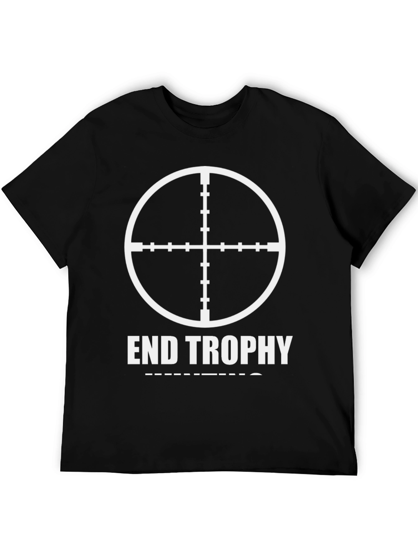 Black End Trophy Hunting Tee - Black Graphic T-Shirt view 5