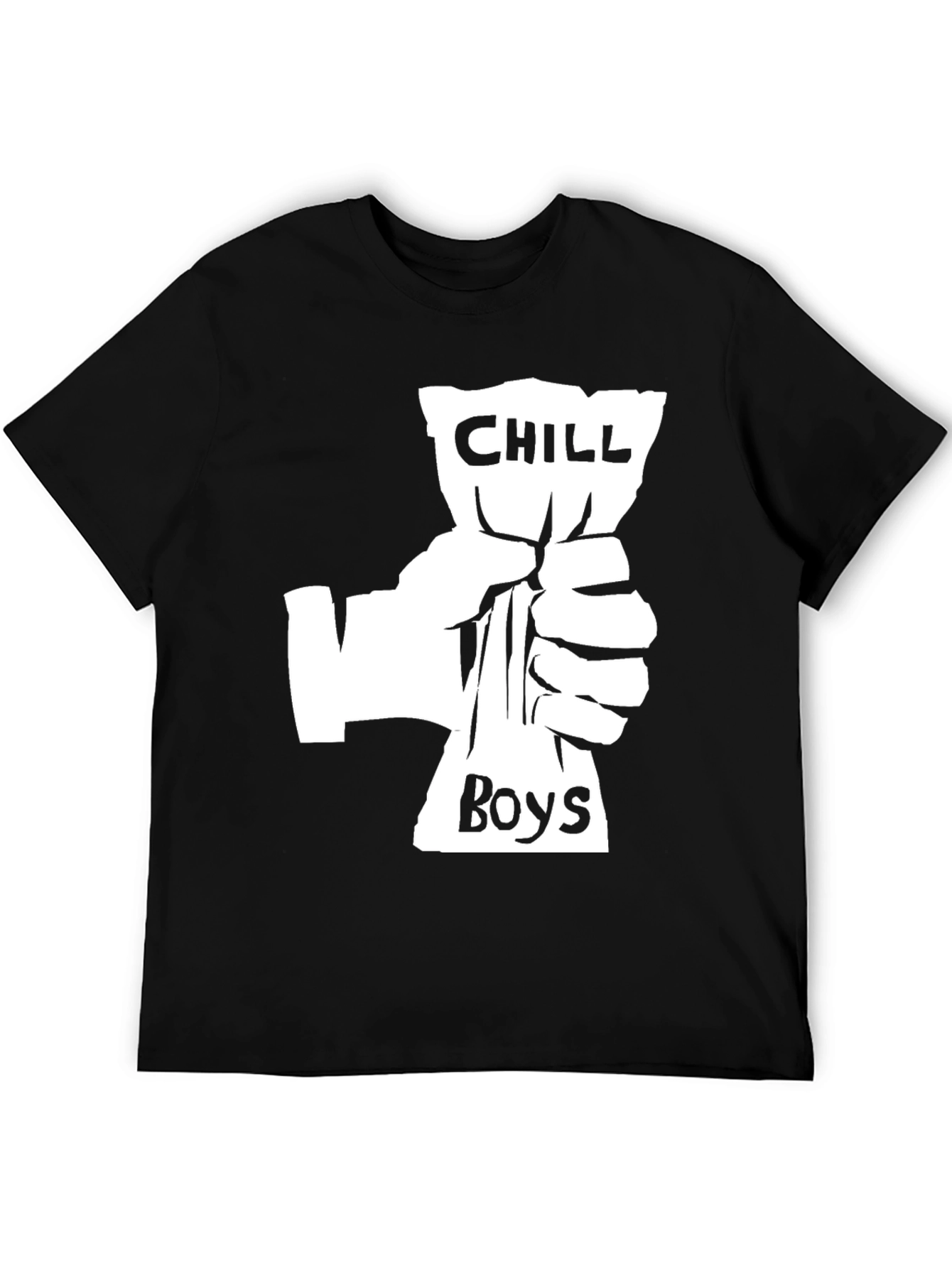 Black Chill Boys Graphic T-Shirt - Black Crew Neck Tee view 5