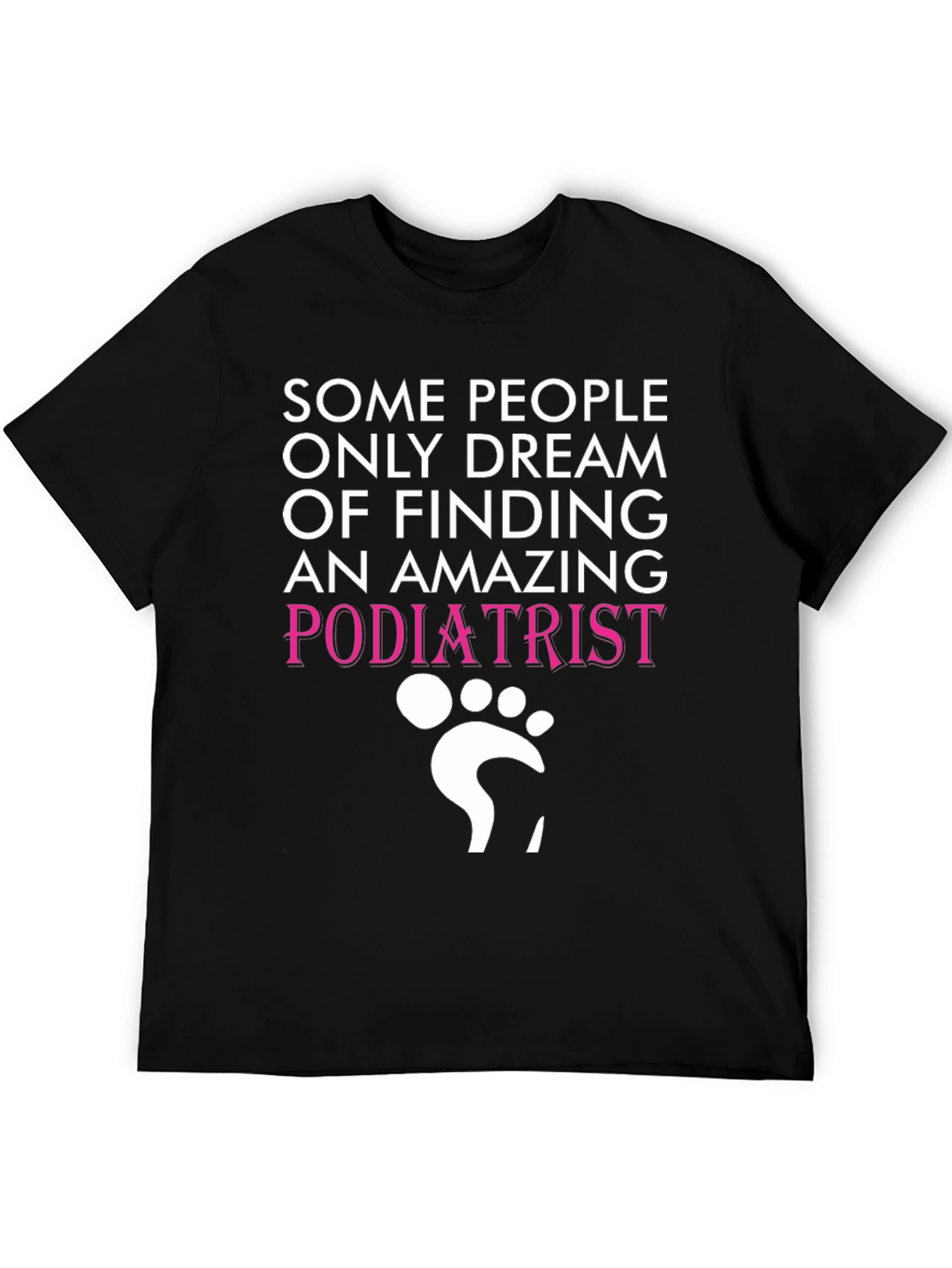 Black Amazing Podiatrist T-Shirt view 5