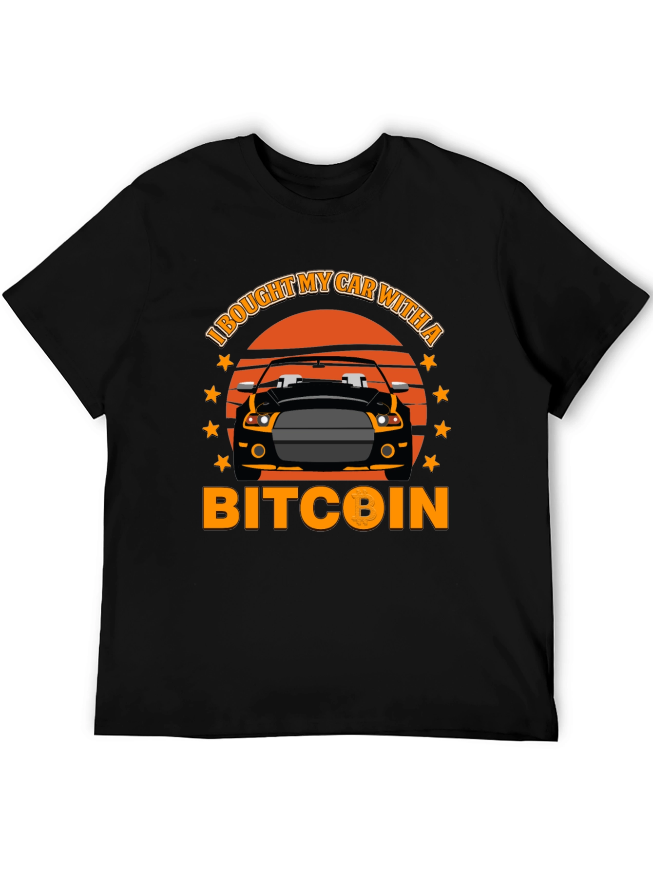Bitcoin Car T-Shirt - Crypto Investor Tee - 5