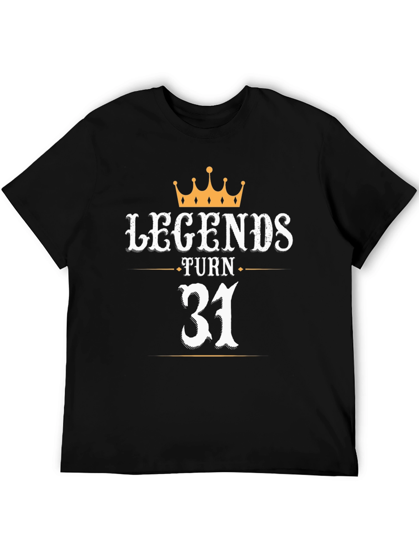 Black Legends Turn 31 T-Shirt Birthday Gift view 5