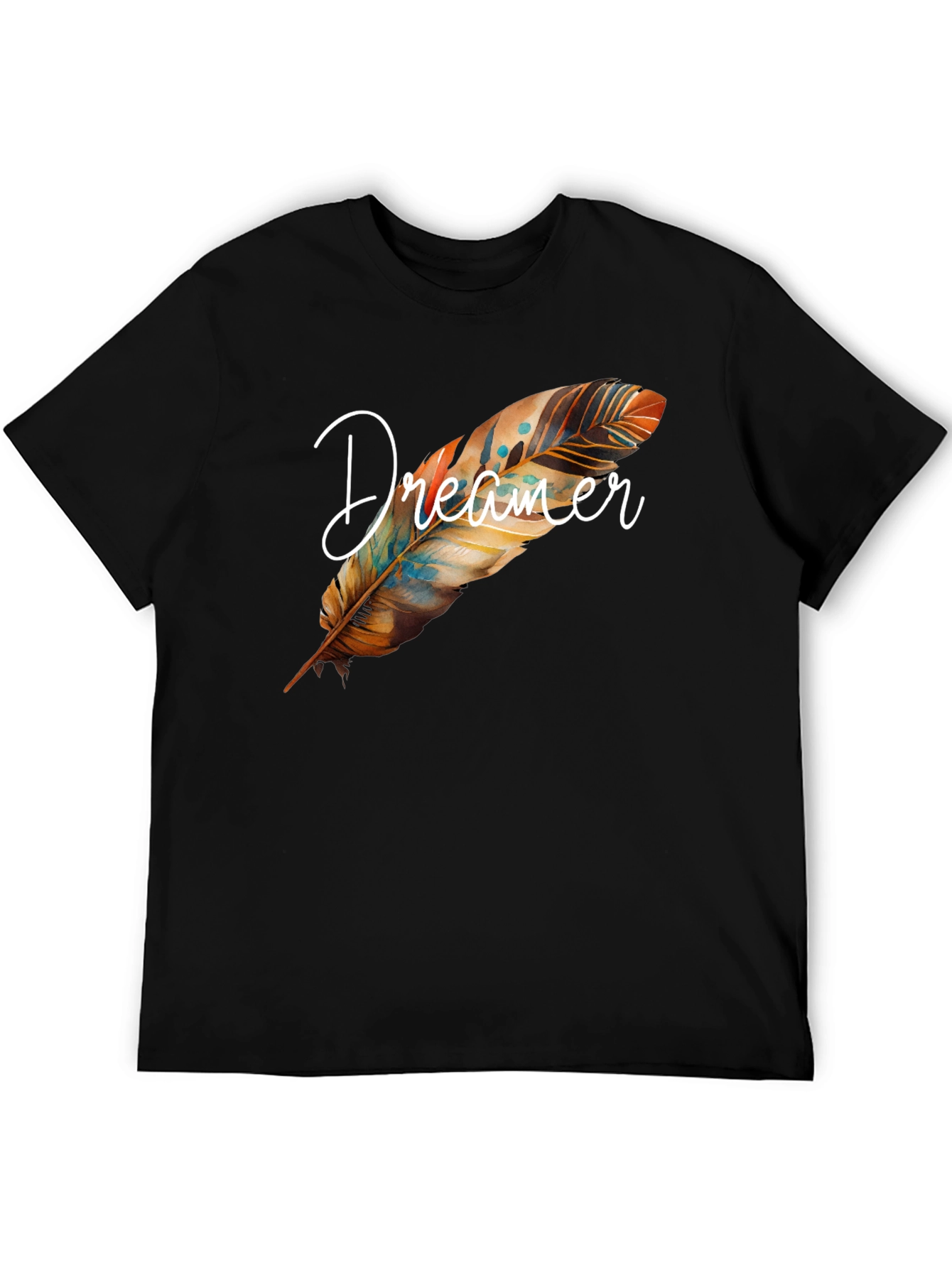 Dreamer Feather Graphic T-Shirt - 5