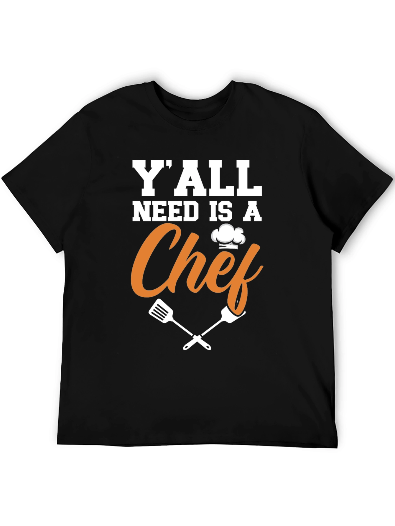 Black Y'all Need A Chef Funny T-Shirt view 5