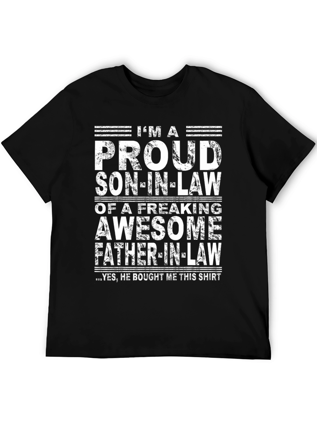 Black Proud Son-in-Law Graphic T-Shirt view 5