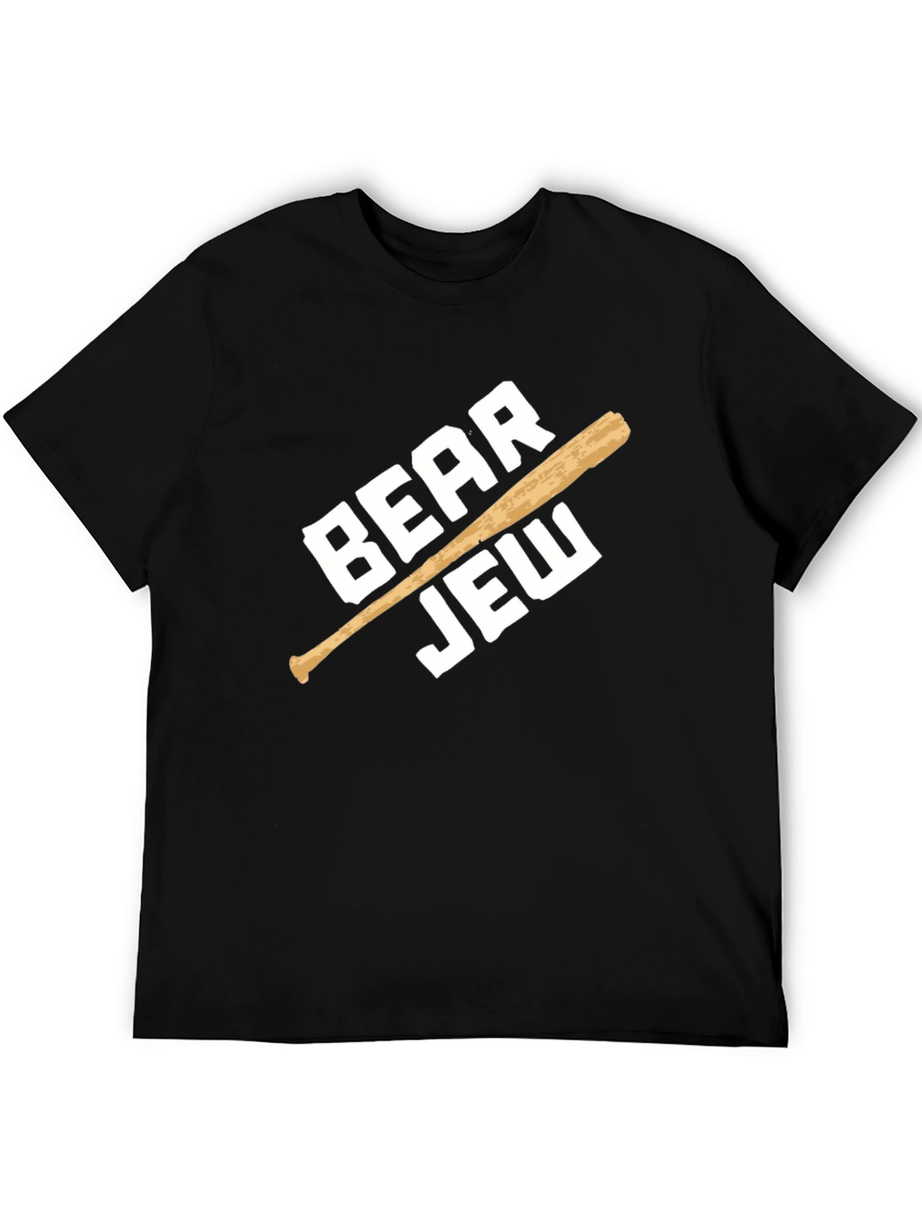 Black Bear Jew Novelty Graphic T-Shirt view 5