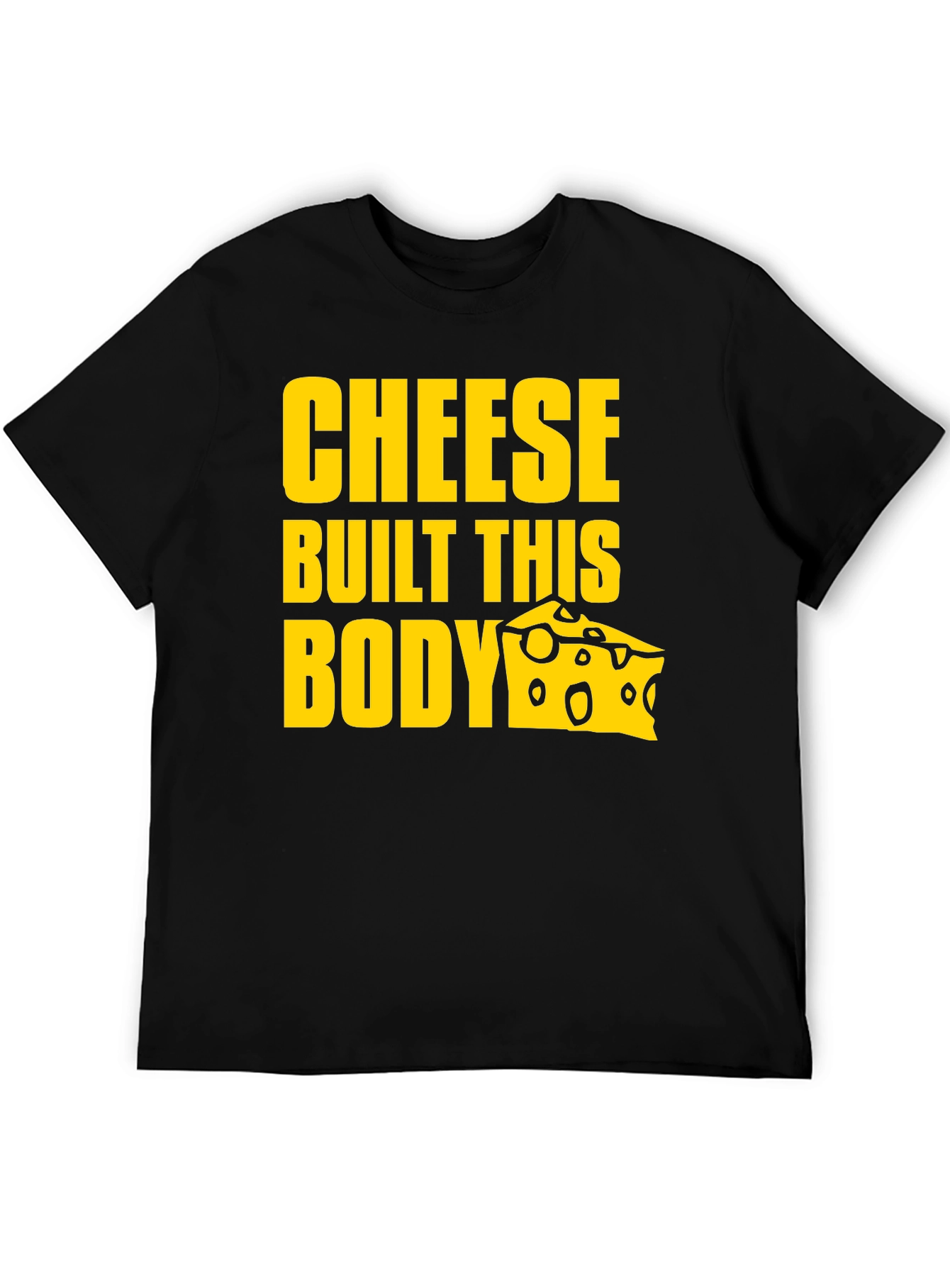 Black Cheese Built This Body Graphic T-Shirt view 5