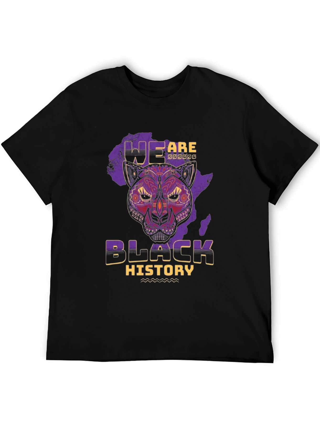 Black Black History Panther T-Shirt view 5