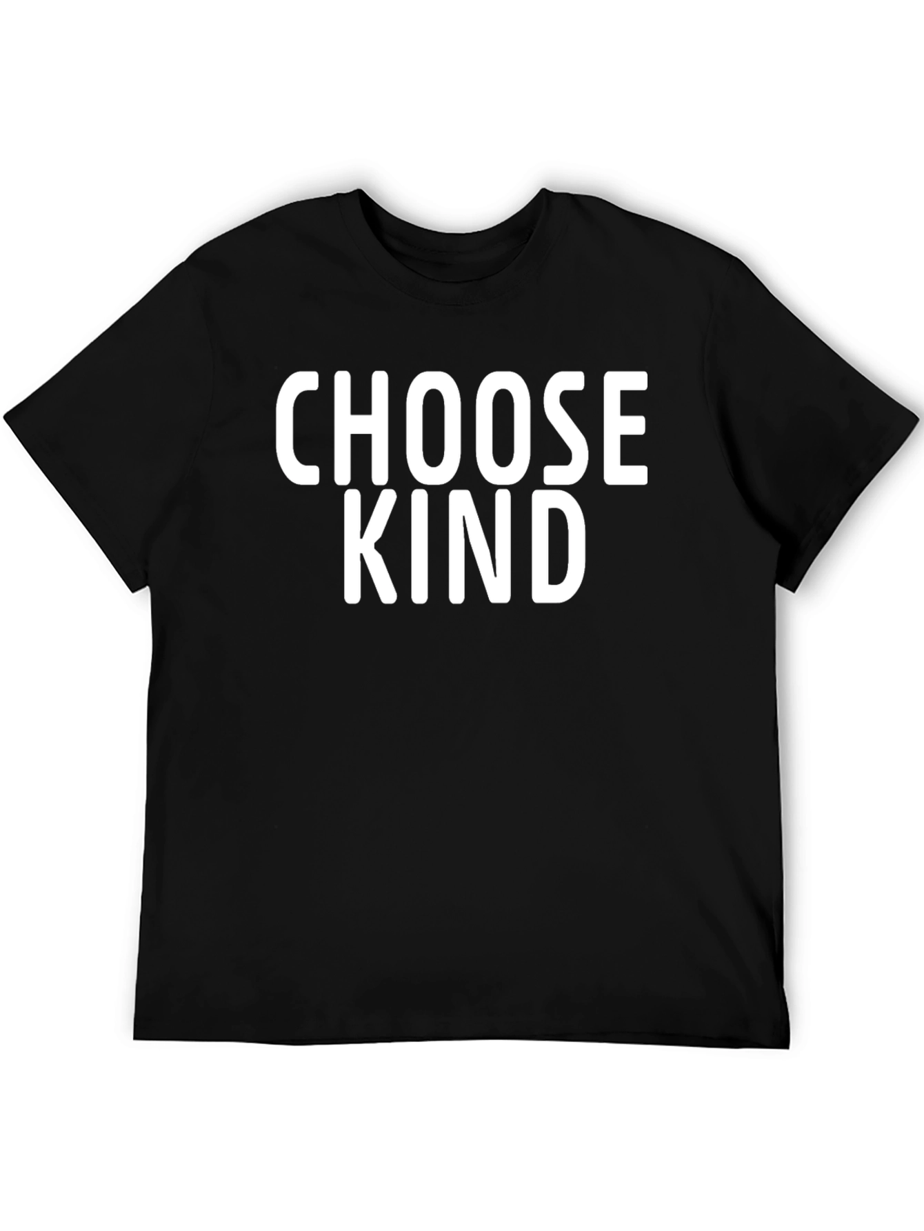 Black Choose Kind Black T-Shirt - Inspirational Message view 5
