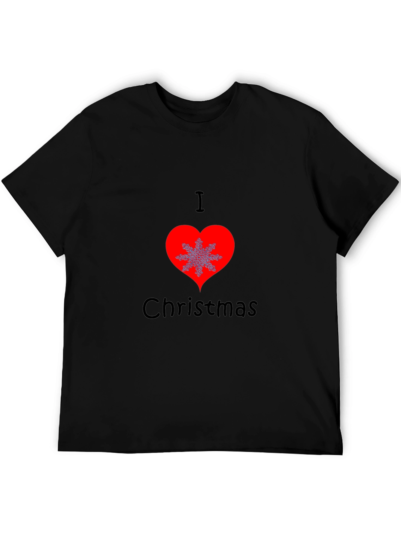 I Love Christmas T-Shirt Holiday Graphic Tee - 5