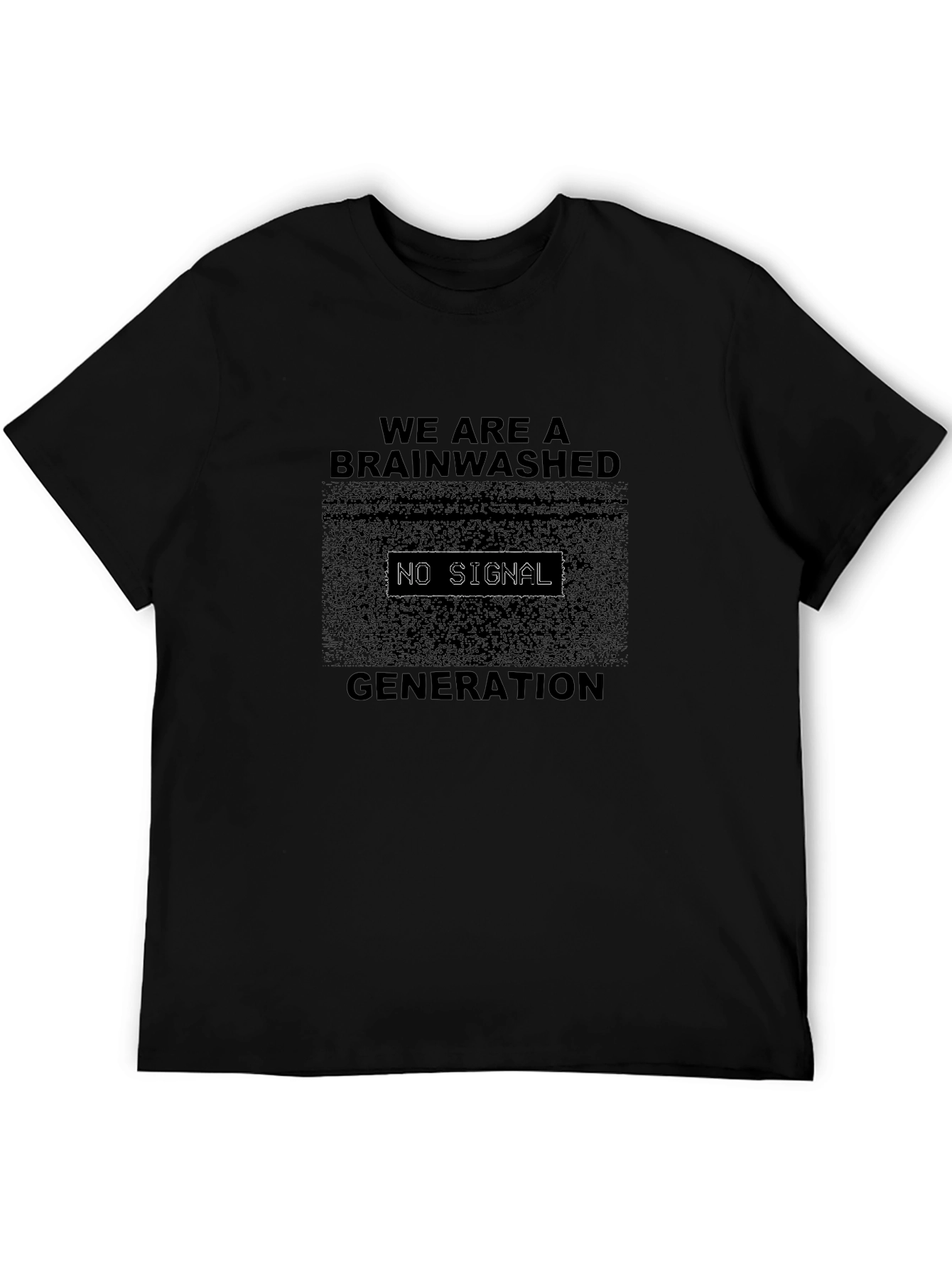 Black Brainwashed Generation Black Graphic Tee view 5