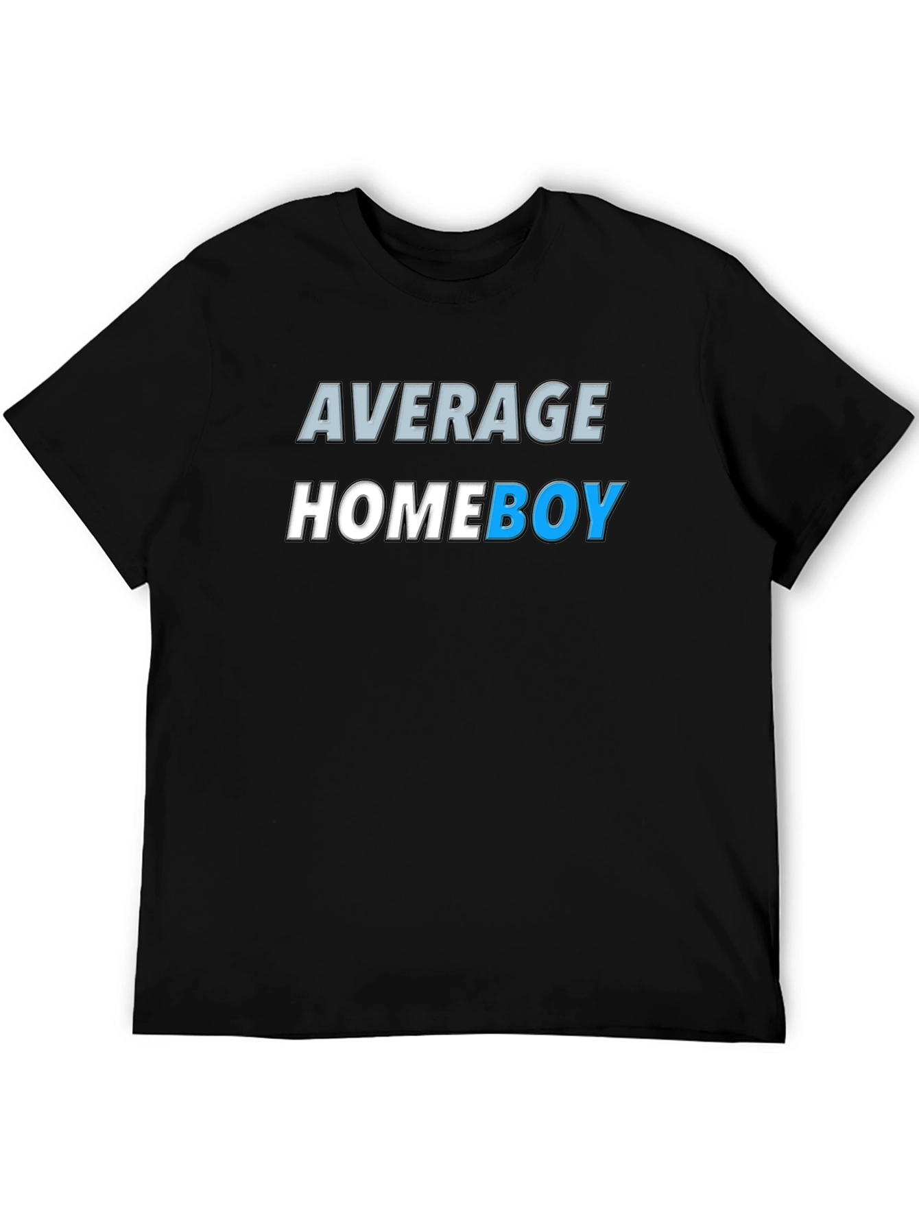Black Average Homeboy Graphic Tee - Stylish & Comfy view 5