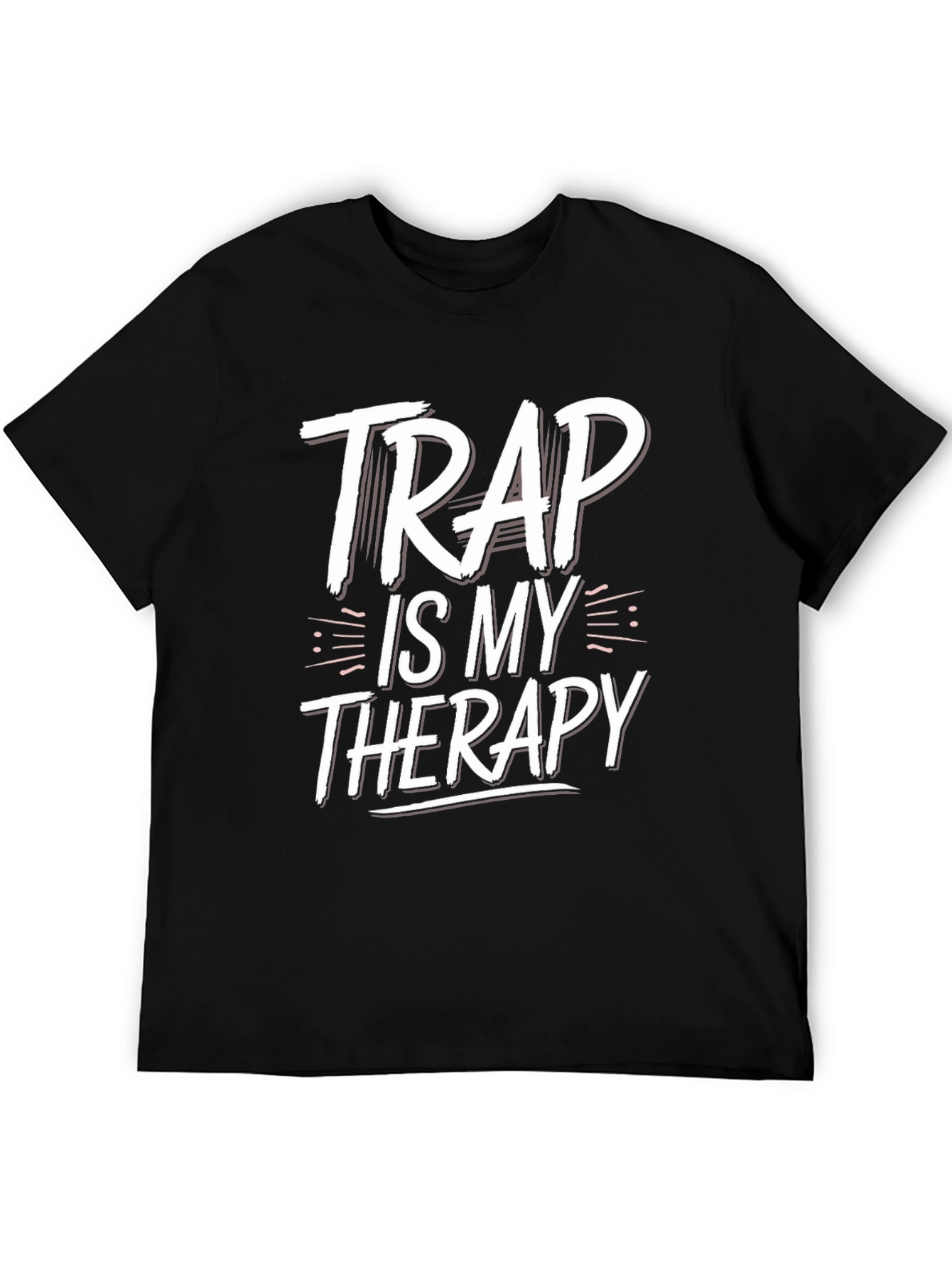 Black Trap Is My Therapy Graphic Tee - Unisex view 5