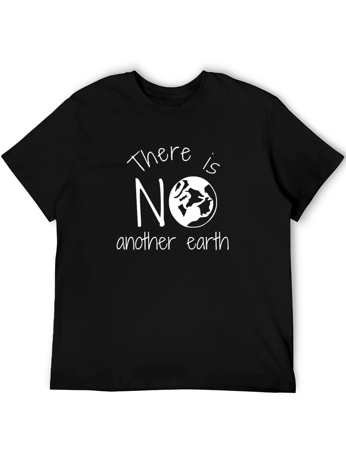 Black There is No Another Earth Graphic T-Shirt view 5