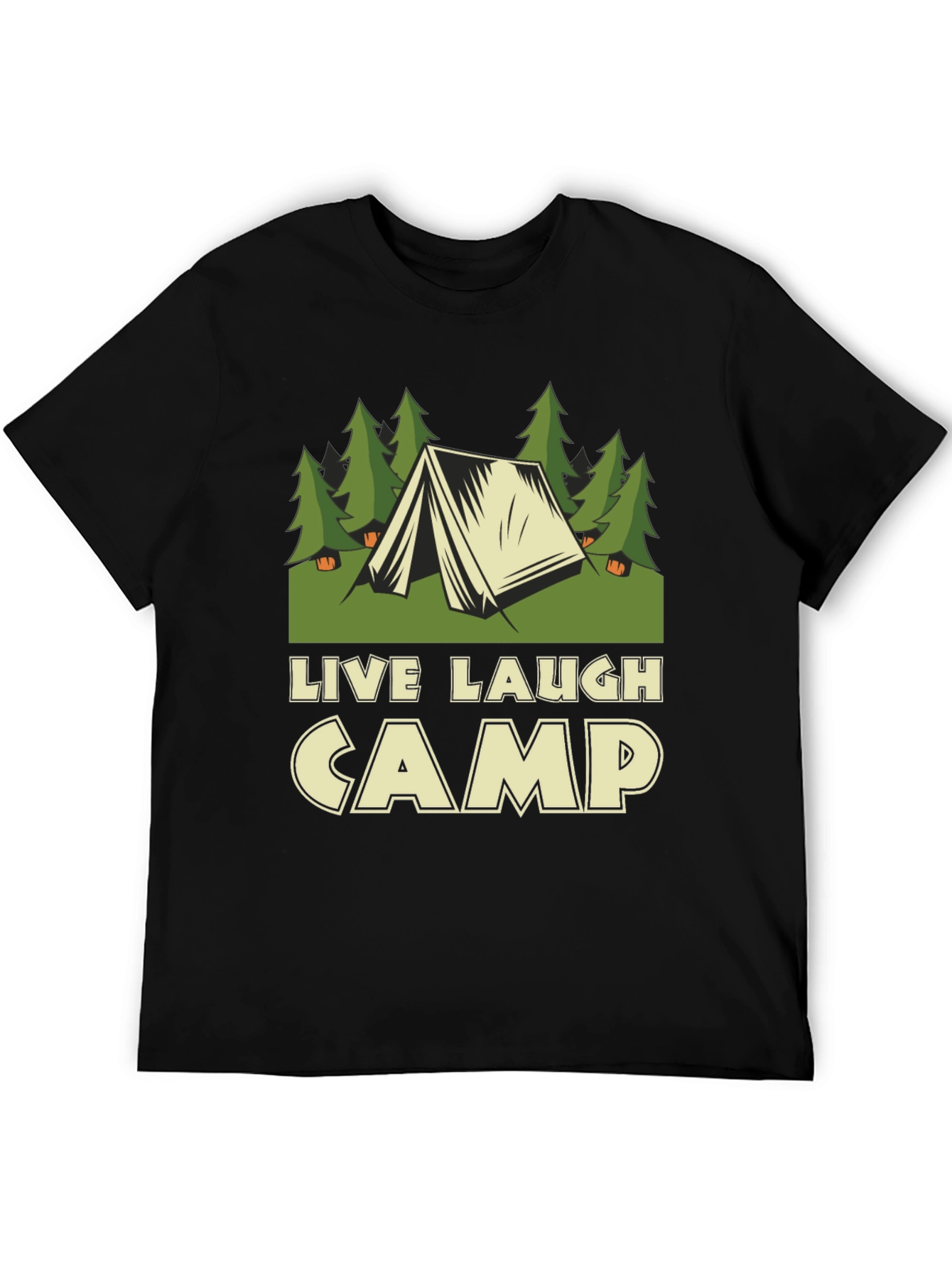 Live Laugh Camp Graphic Tee - Outdoor Adventure Shirt - 5