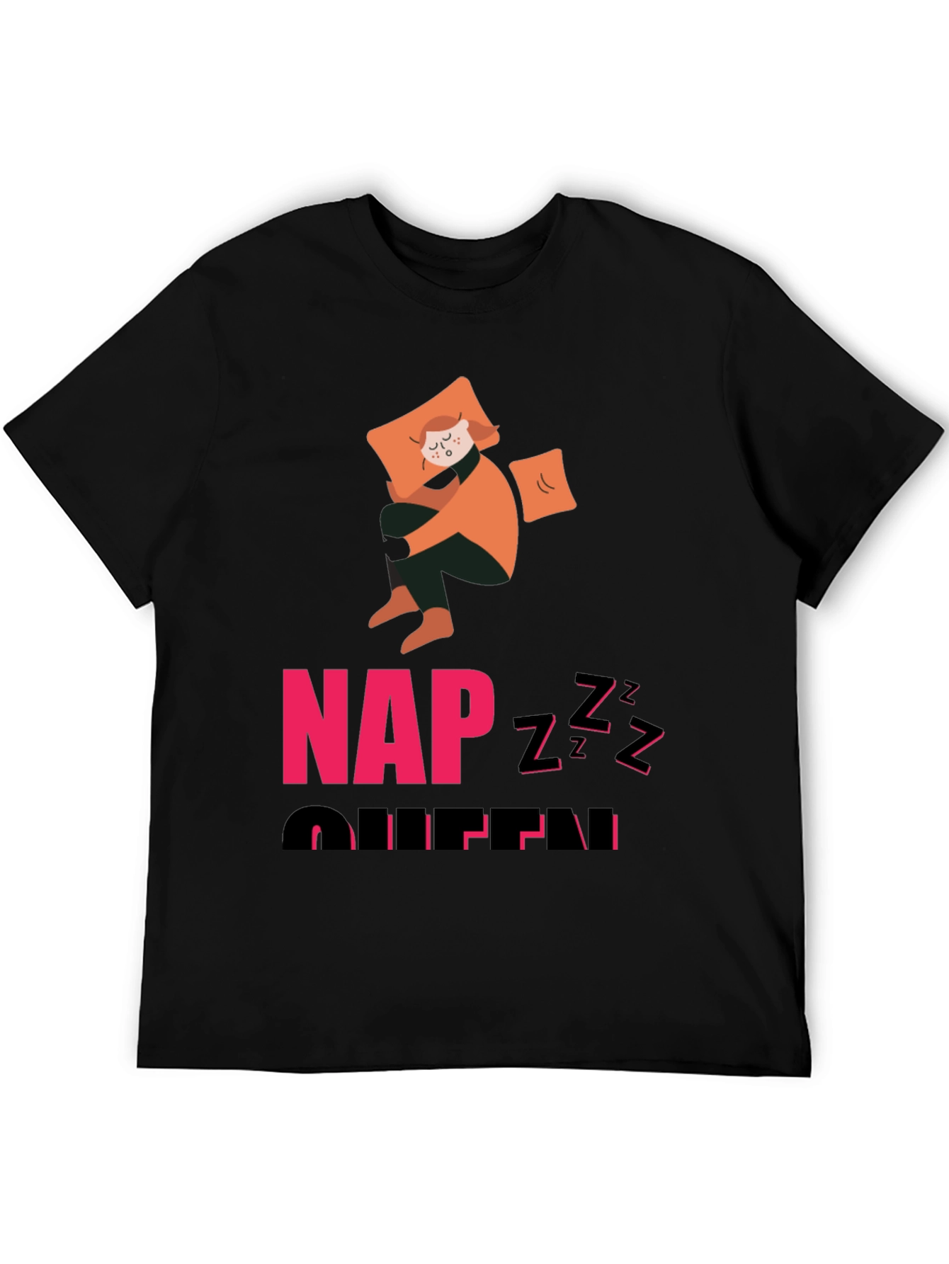 Black Nap Queen Black T-Shirt view 5