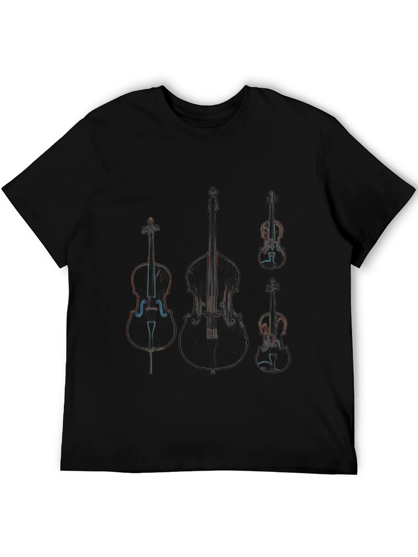 Music Lover Tee - String Instrument Design - 5