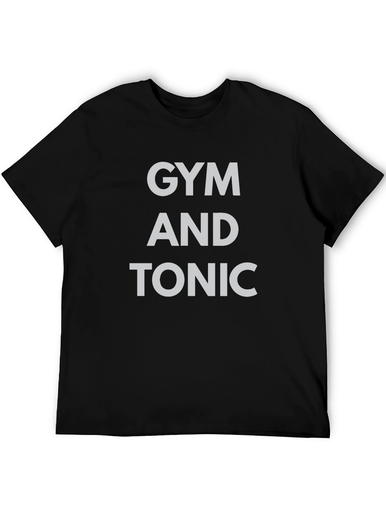 Black Gym and Tonic Black Graphic T-Shirt view 5