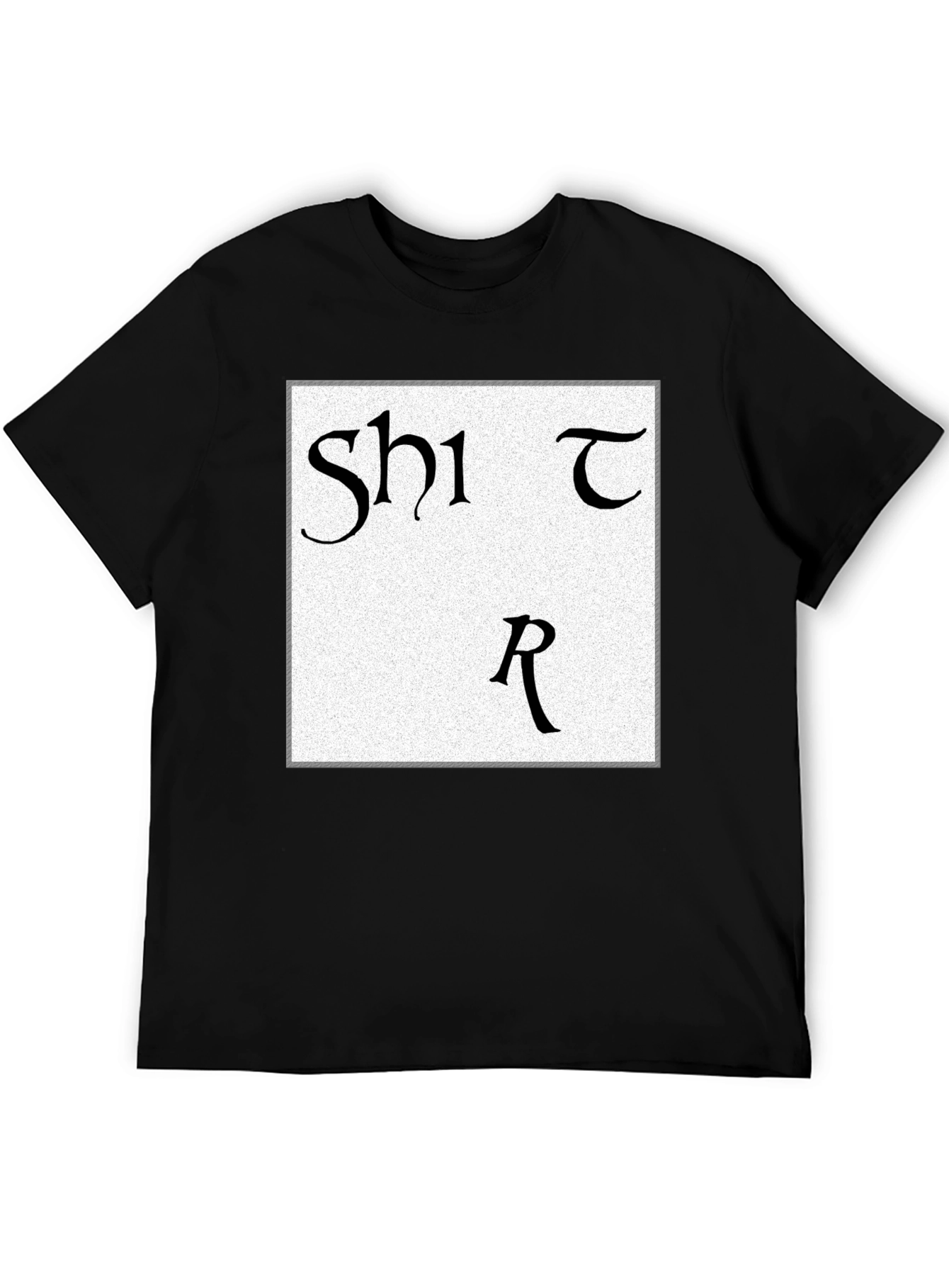 Black Shirt T-Shirt Funny Pun Tee view 5