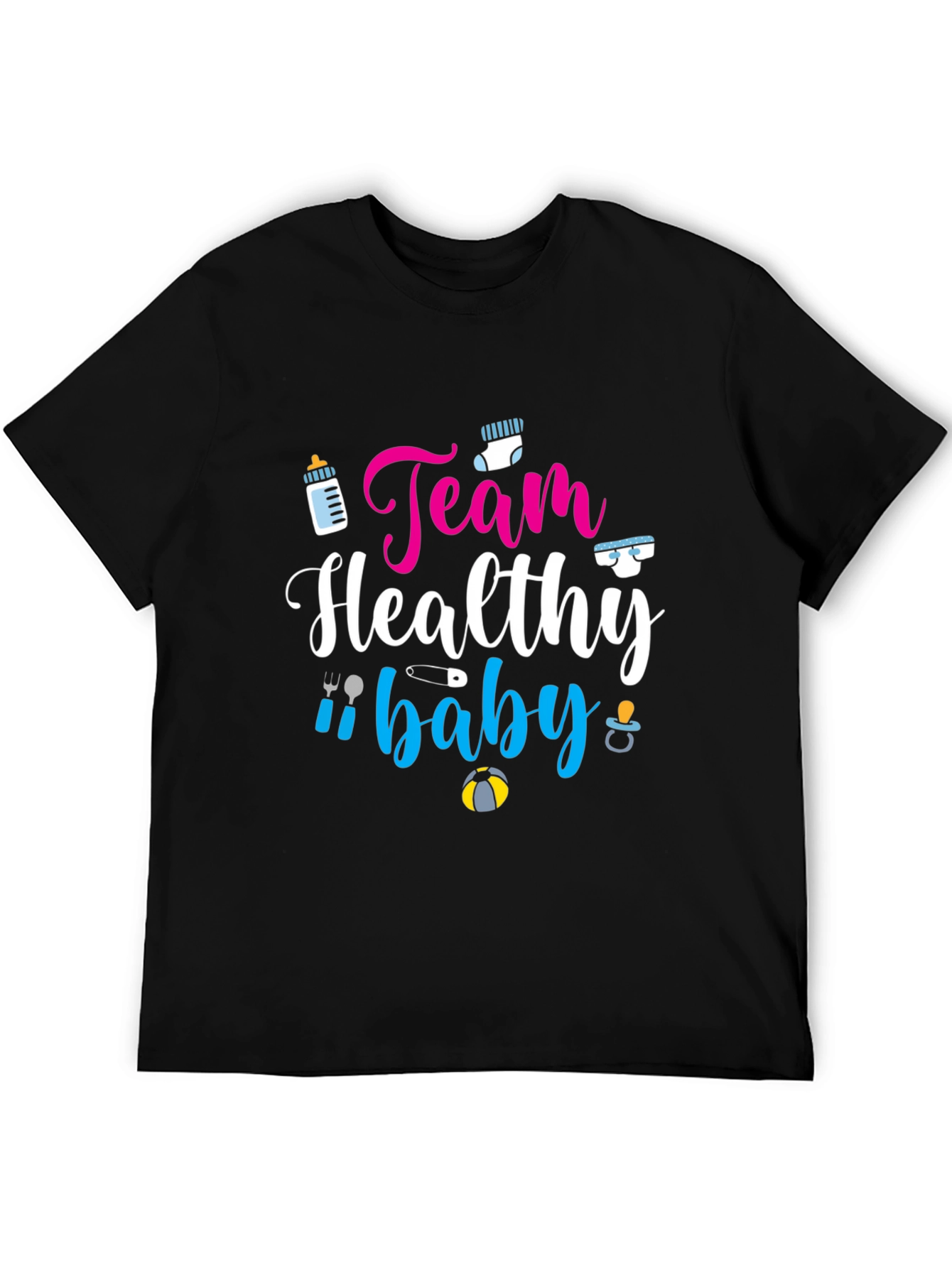 Team Healthy Baby Gender Reveal T-Shirt - 5