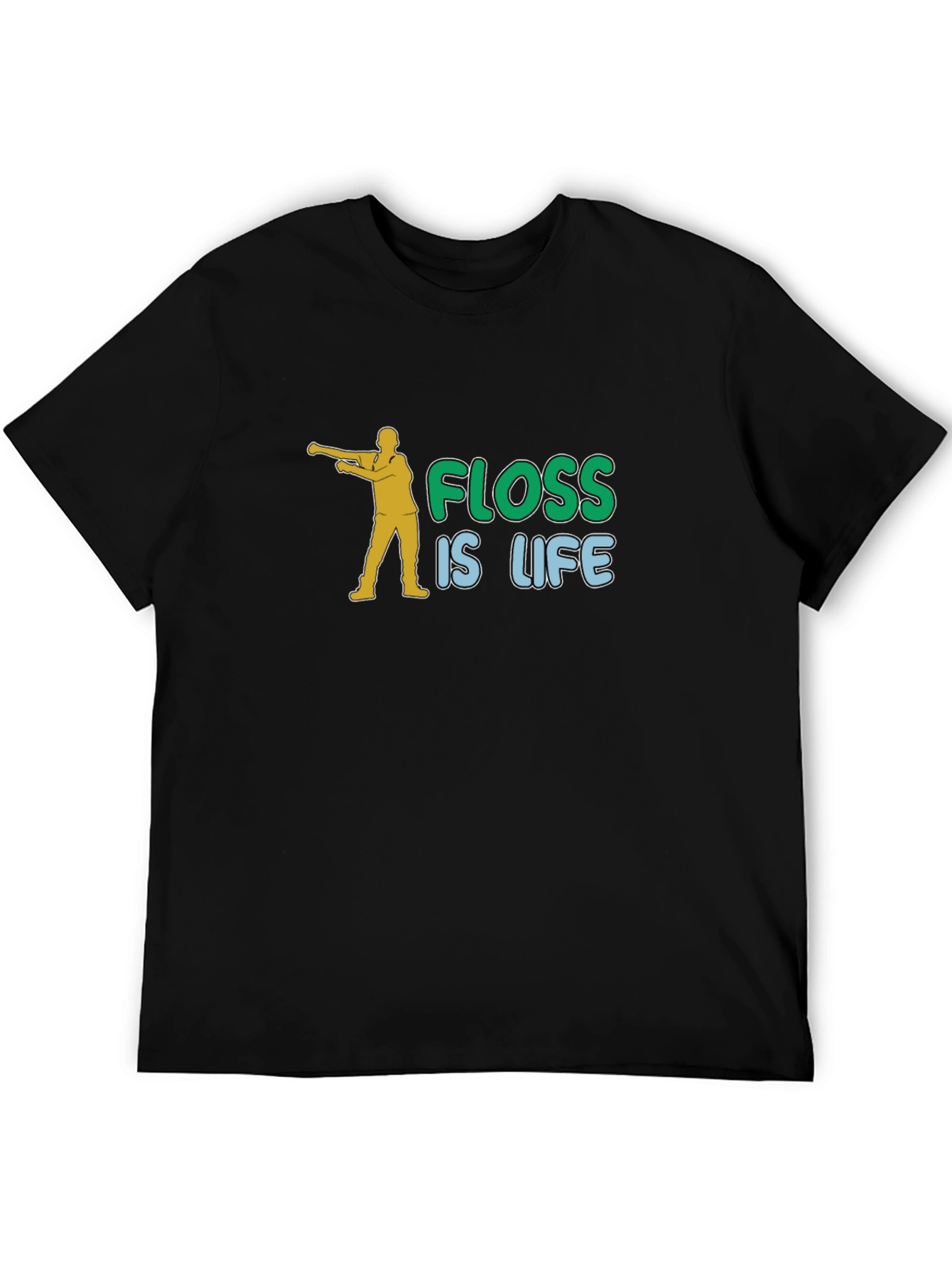 Black Floss Is Life Graphic T-Shirt view 5