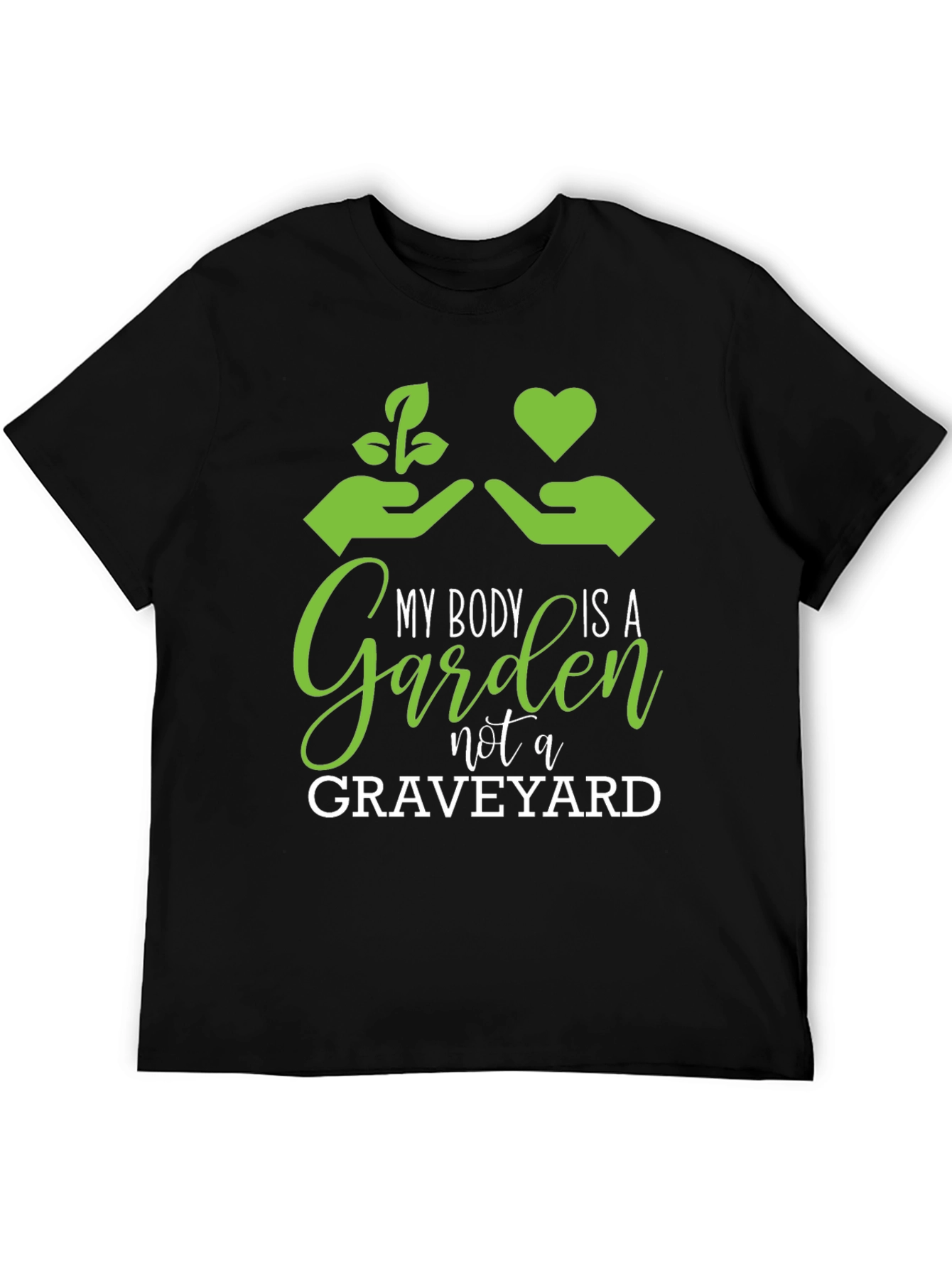 Black My Body is a Garden Graphic T-Shirt view 5