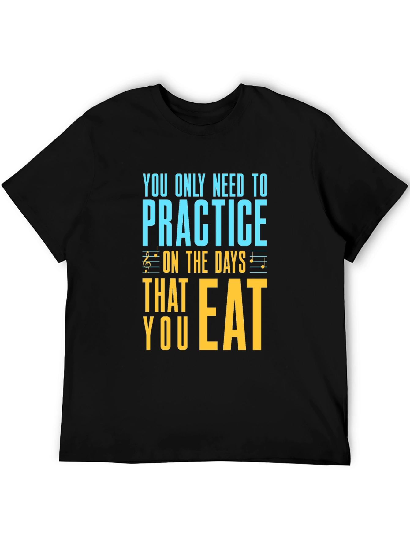 Black Practice on Eating Days Graphic Tee view 5