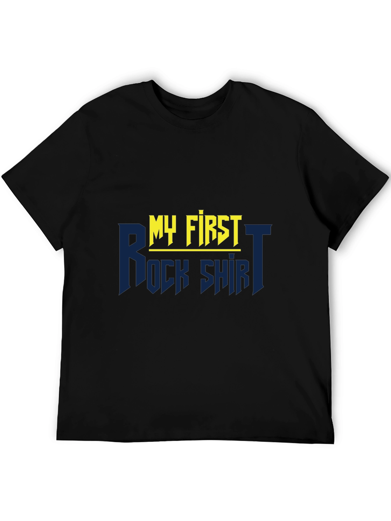 Black My First Rock Shirt - Graphic T-Shirt view 5