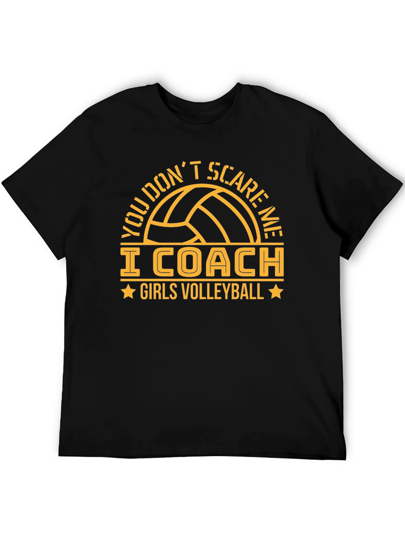 Black Girls Volleyball Coach T-Shirt Funny Graphic Tee view 5
