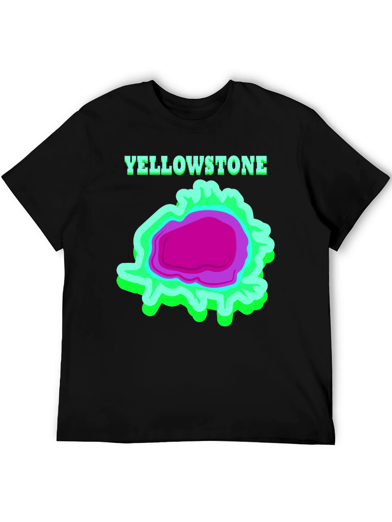 Black Yellowstone Graphic Tee - Bold & Unique Design view 5