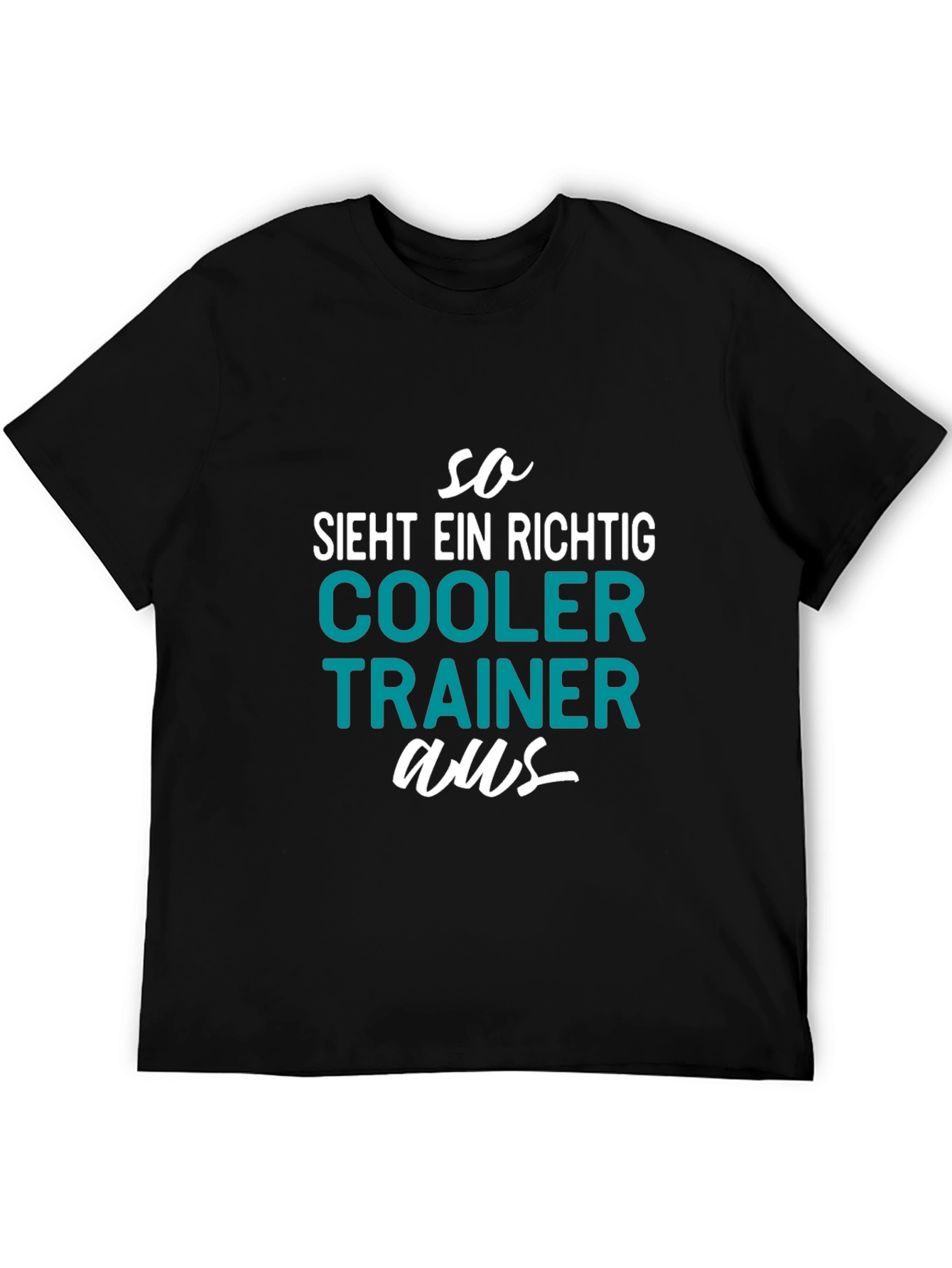 Black Cooler Trainer T-Shirt view 5