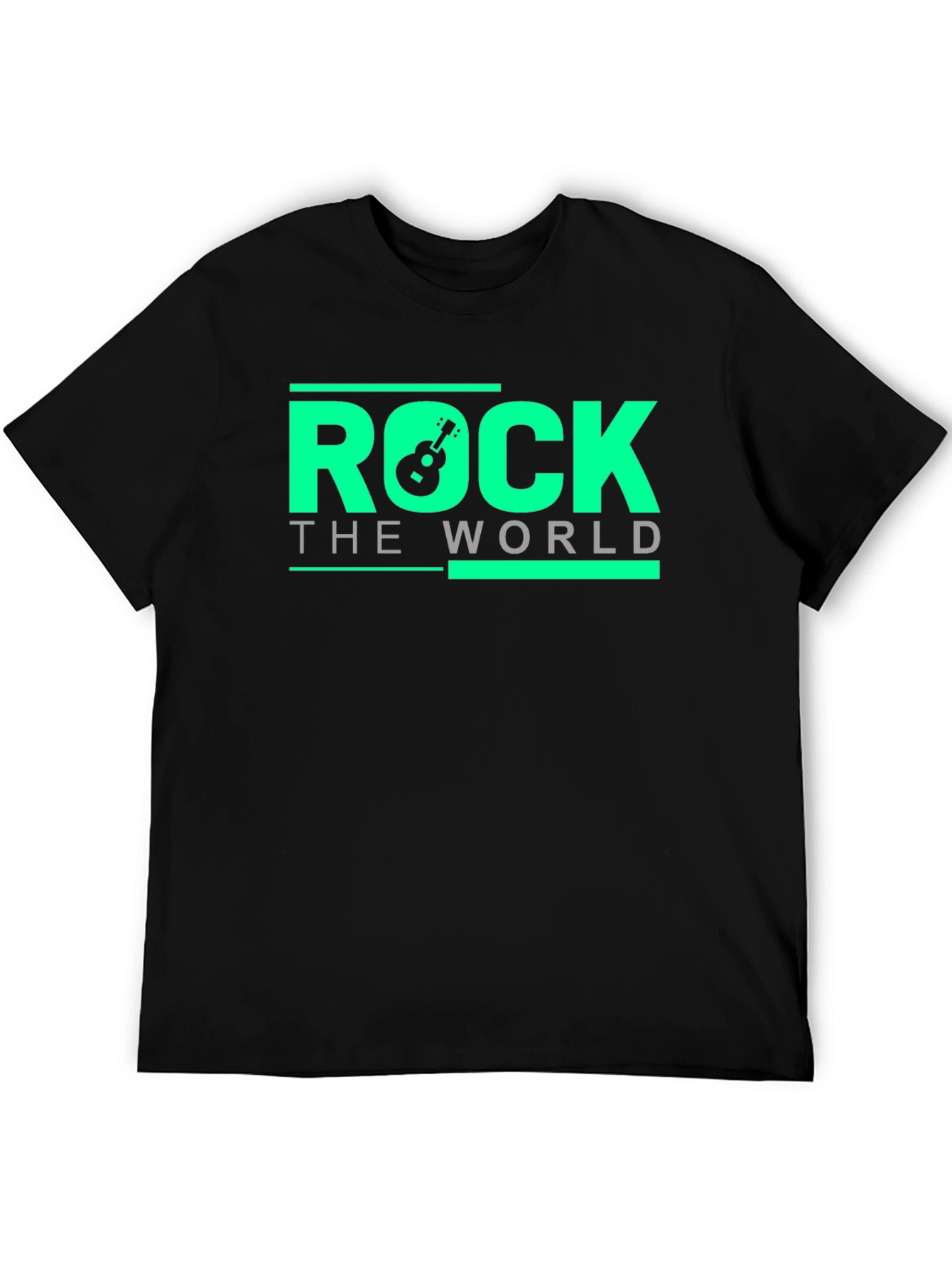 Black Rock the World Graphic T-Shirt view 5