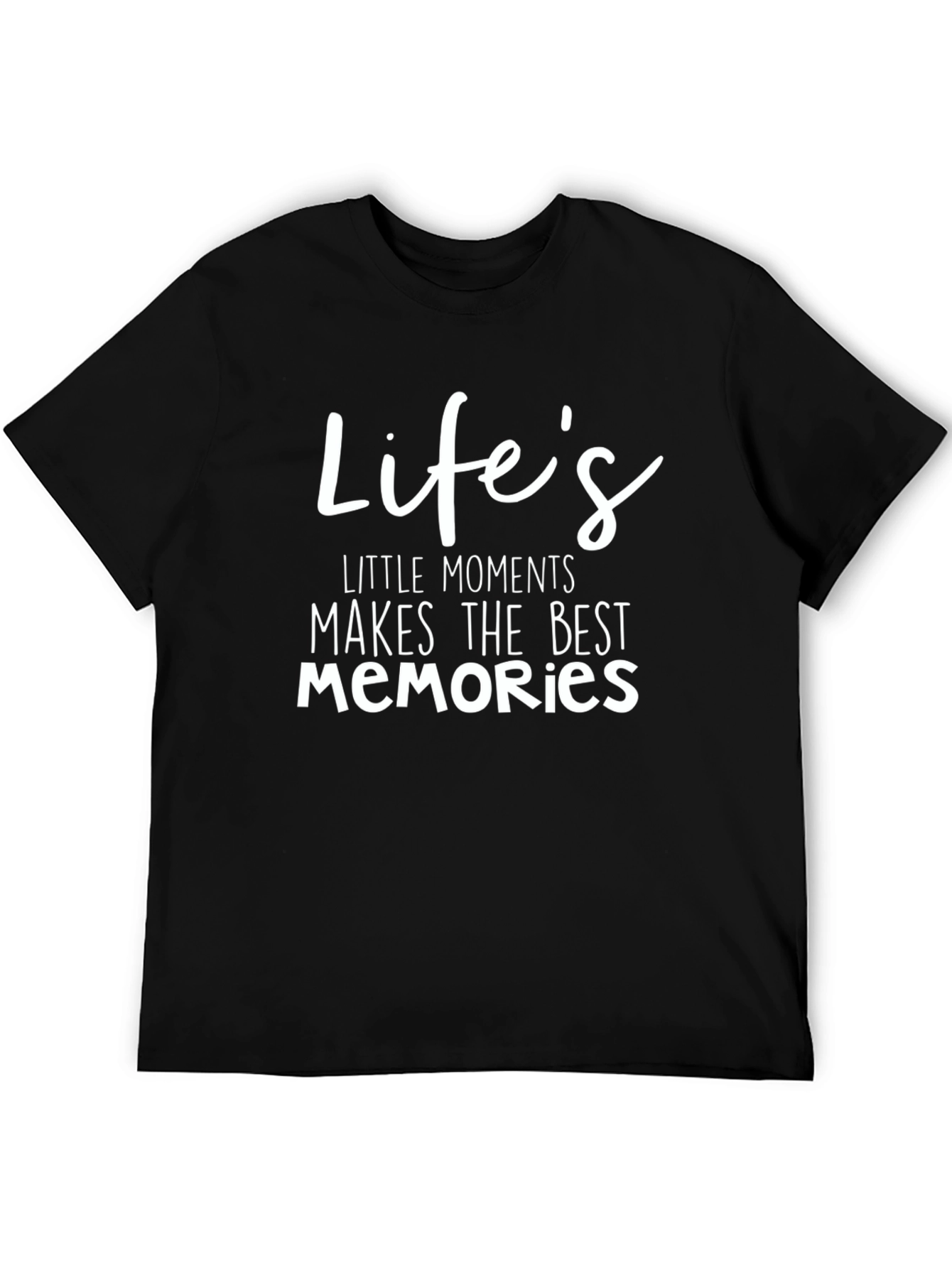 Black Life's Little Moments T-Shirt - Inspiring Graphic Tee view 5