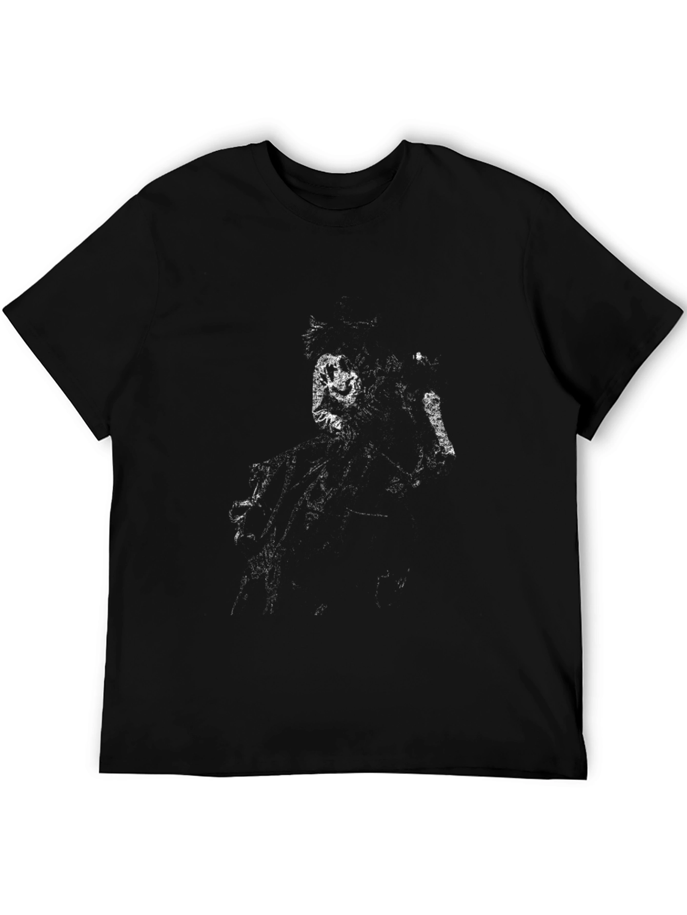 Black Vintage Graphic Black T-Shirt view 5