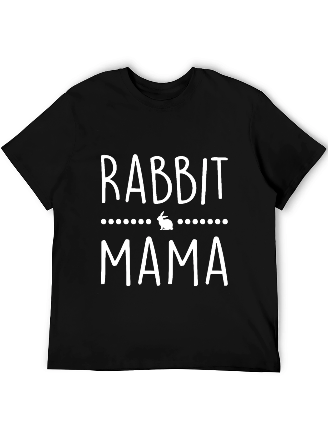 Black Rabbit Mama T-Shirt - Cute Easter Tee view 5