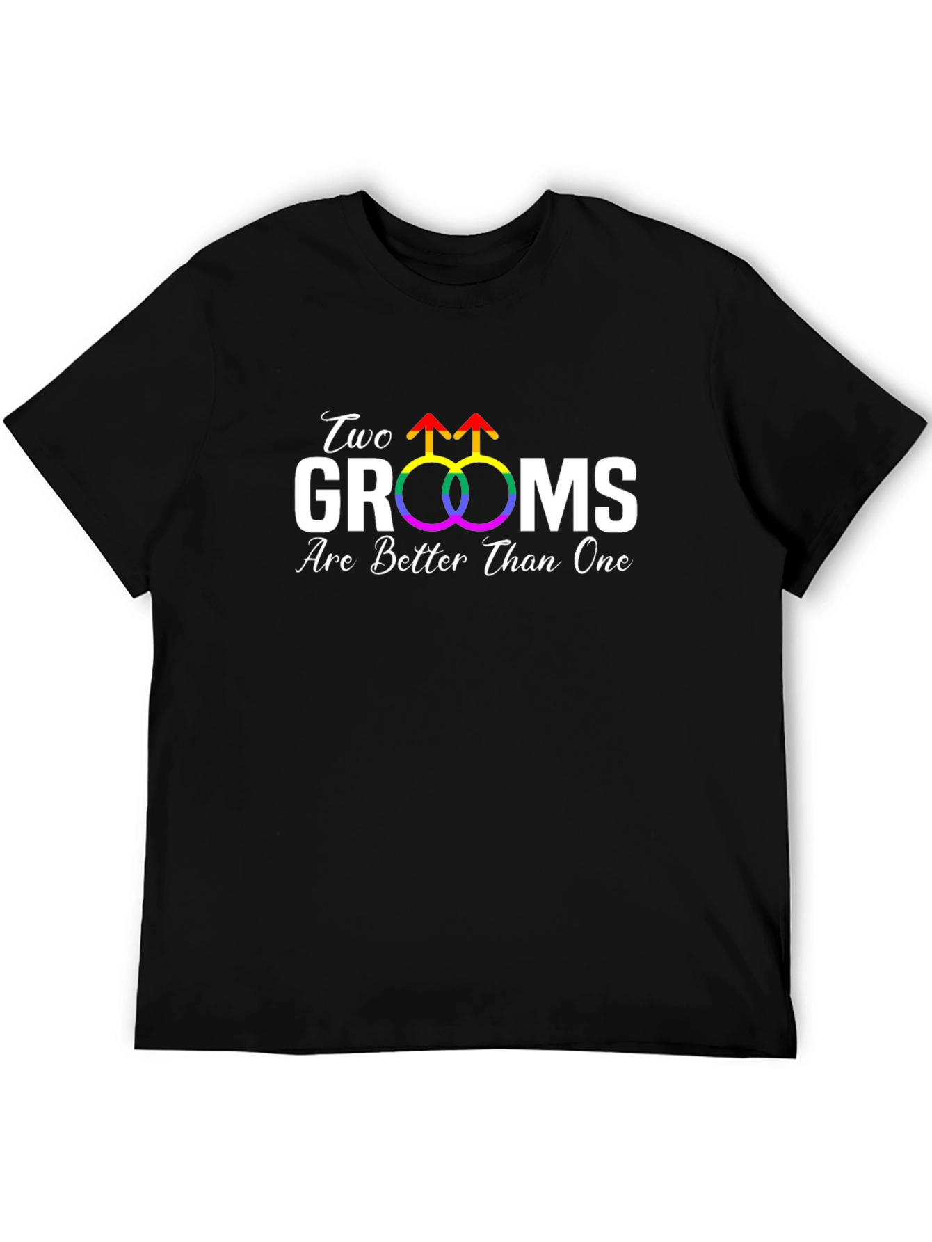 Two Grooms Are Better Than One Pride T-Shirt - 5