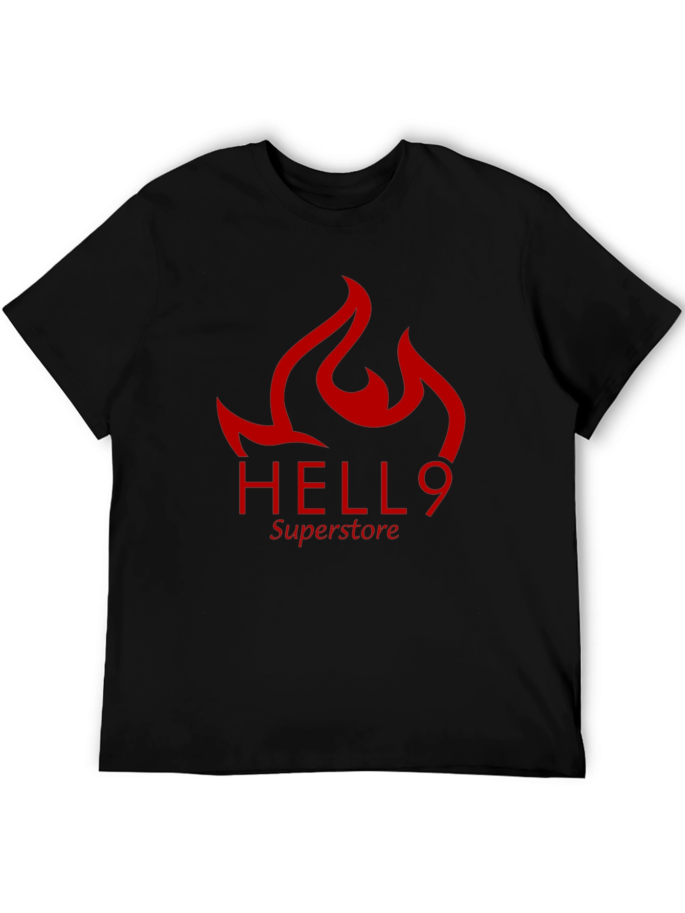 Black Hello9 Superstore Graphic T-Shirt - Bold Design view 5