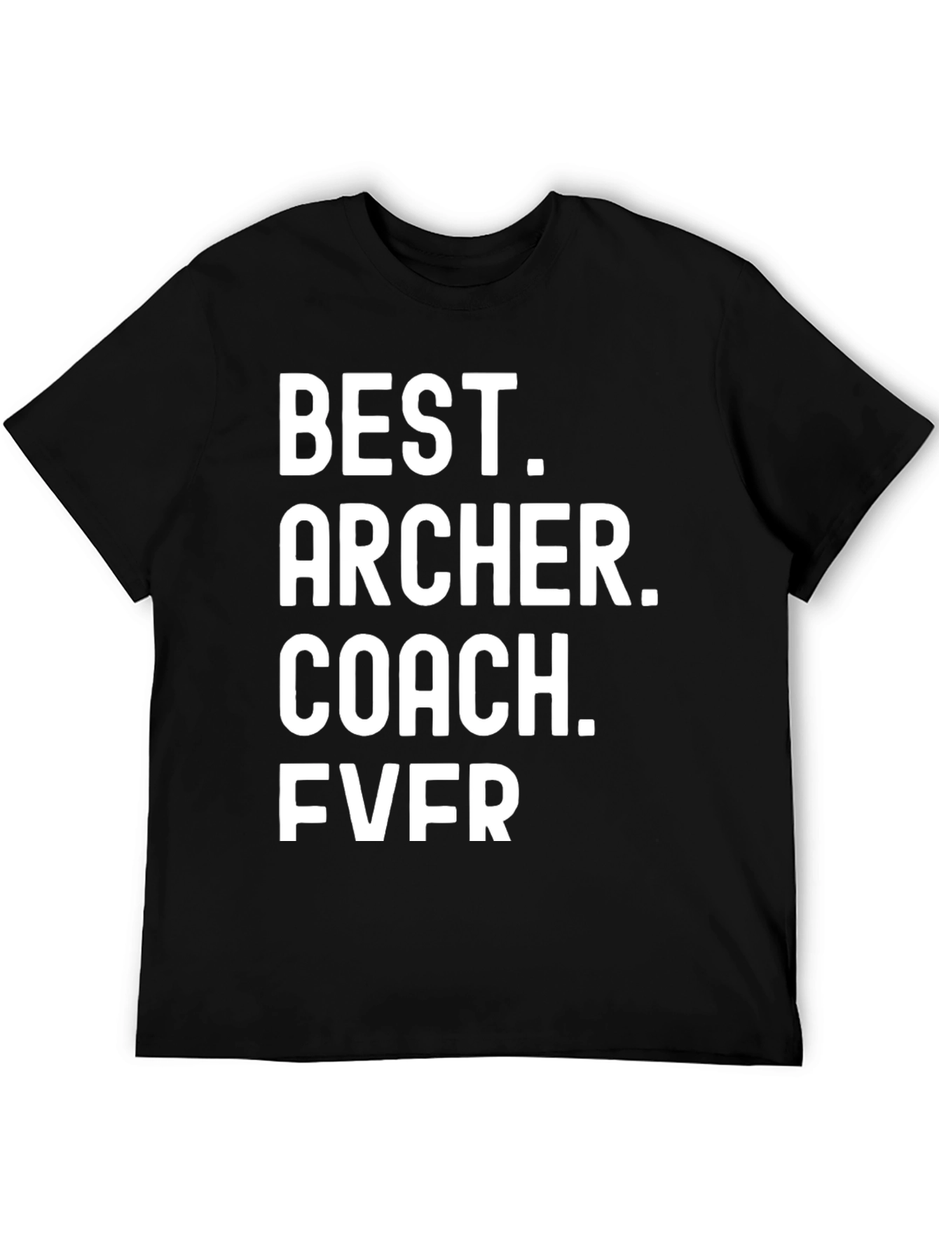 Black Best Archer Coach Ever T-Shirt Funny Gift view 5