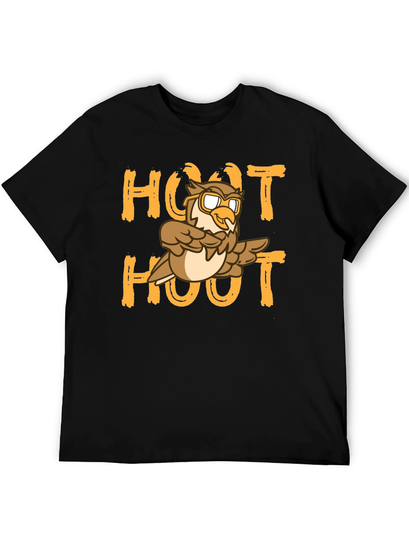 Black Hoot Hoot Owl Graphic Tee view 5