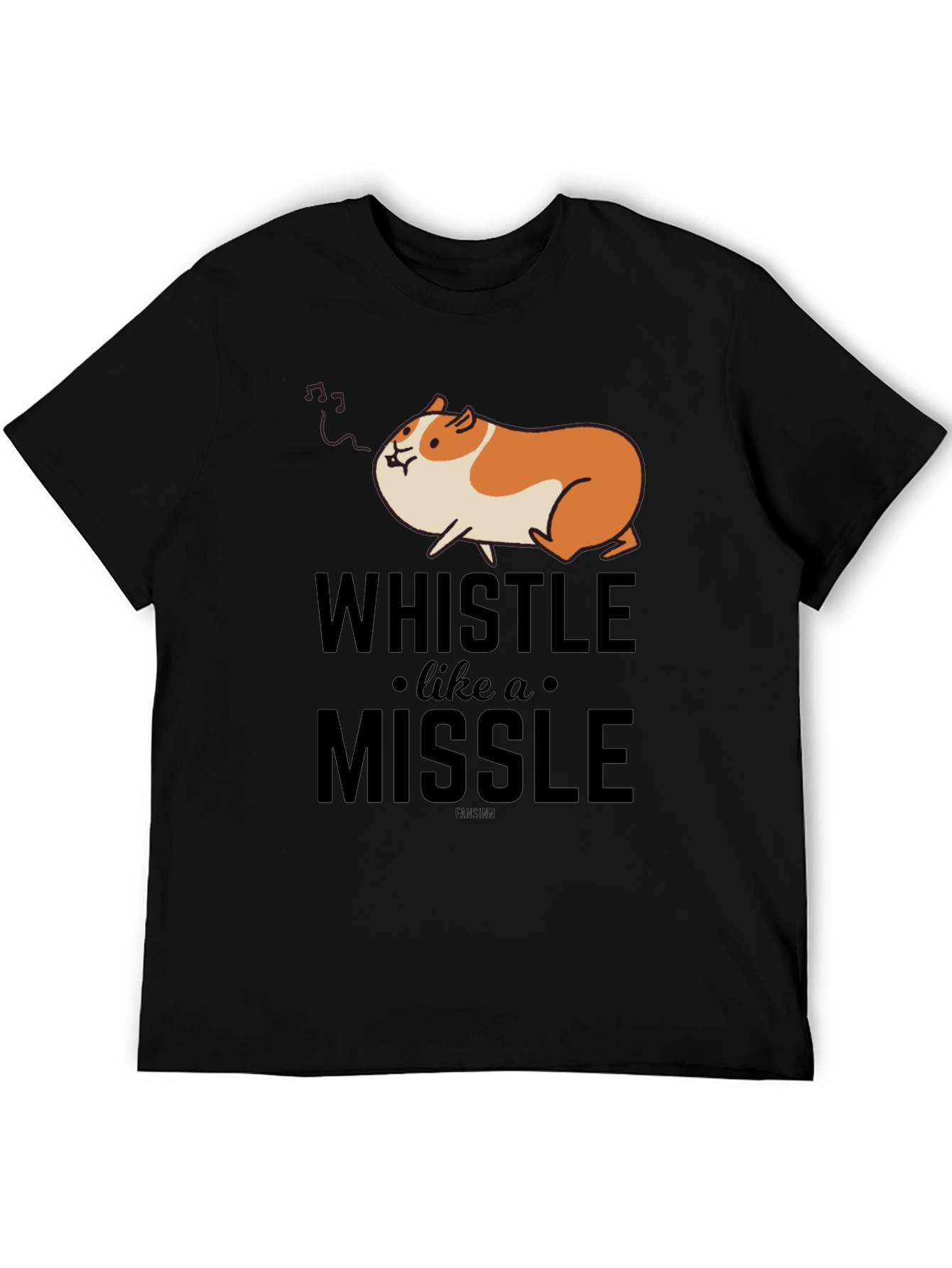Whistle Like a Missile Funny Guinea Pig T-Shirt - 5