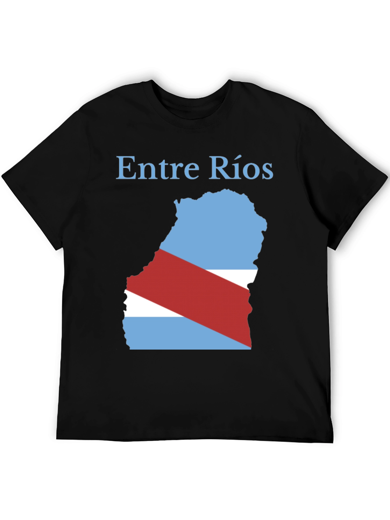 Black Entre Rios Argentina Province T-Shirt view 5