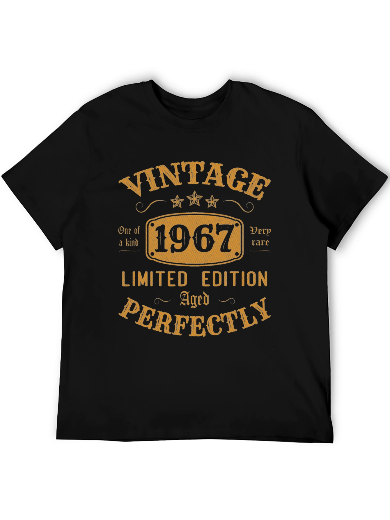 Black Vintage 1967 Limited Edition Aged Perfectly T-Shirt view 5