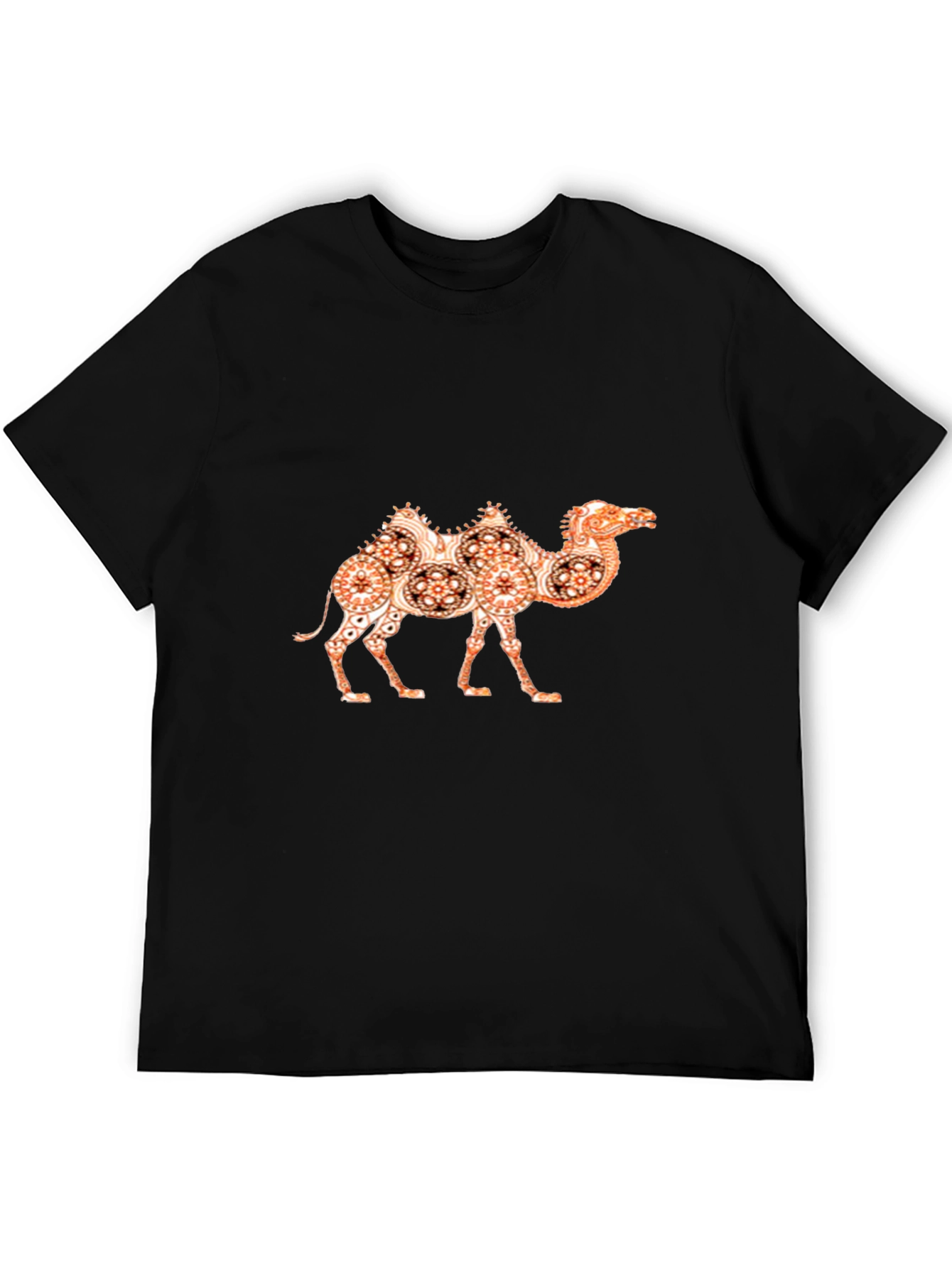 Black Camel Graphic Black T-Shirt view 5