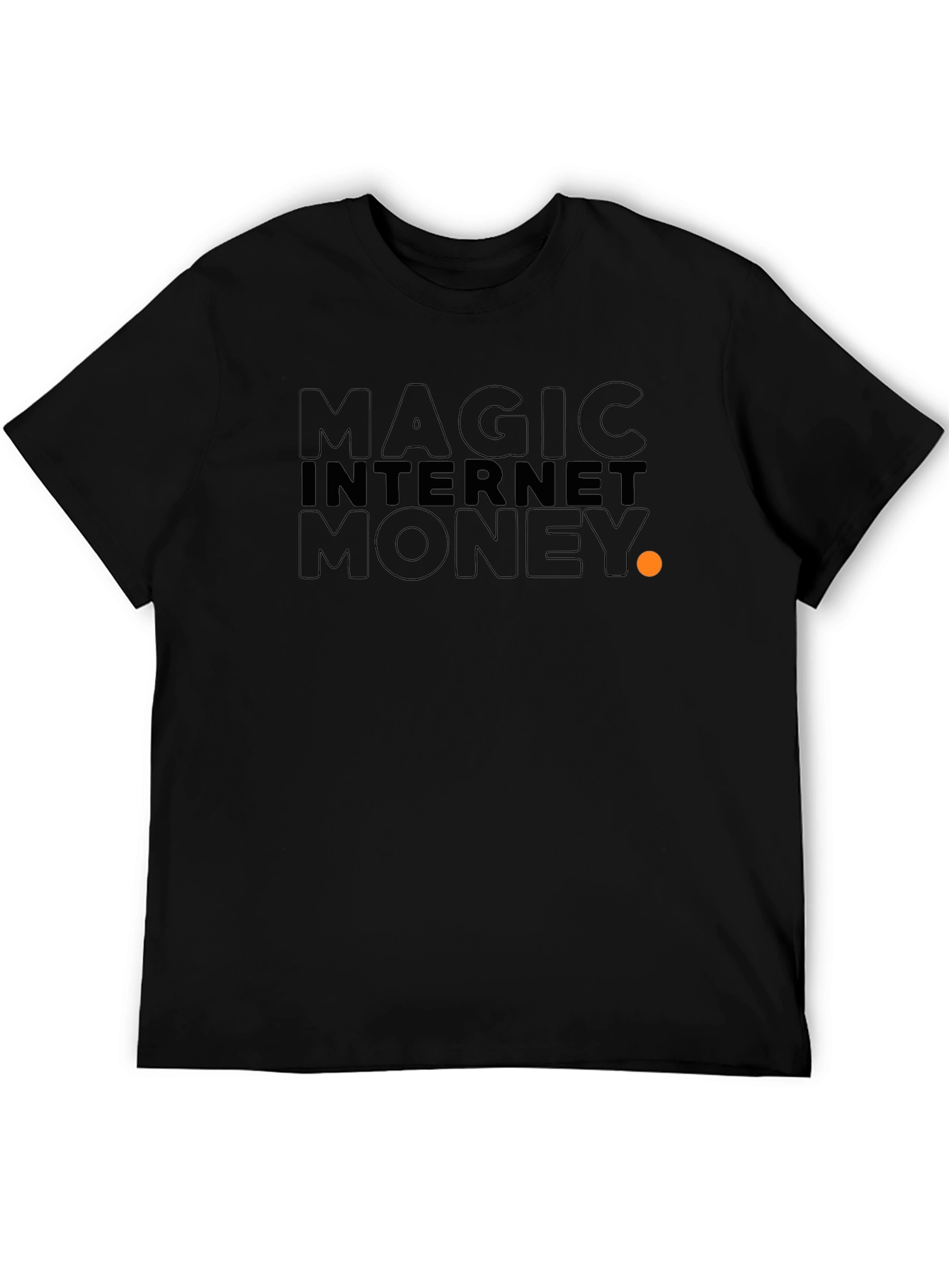 Black Magic Internet Money T-Shirt - Bitcoin Crypto Tee view 5