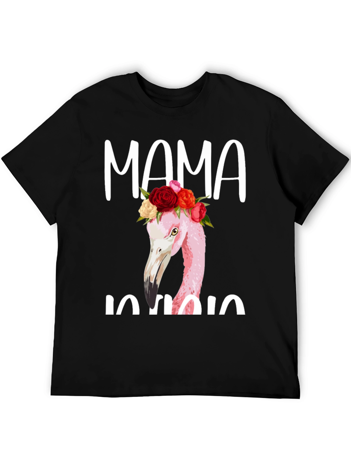 Black Mama Flamingo Graphic Tee view 5